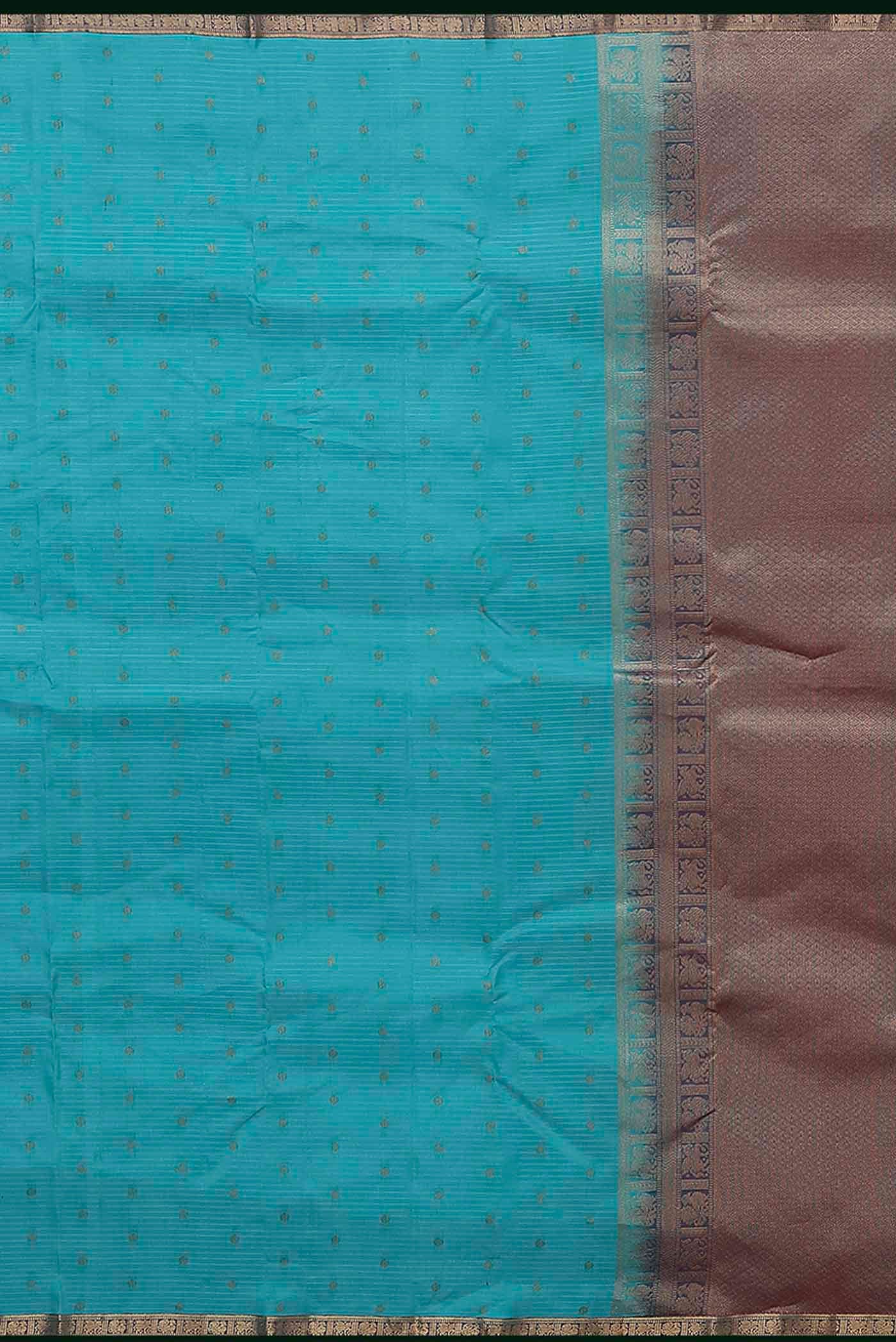 Blue Kanchipuram Silk Saree