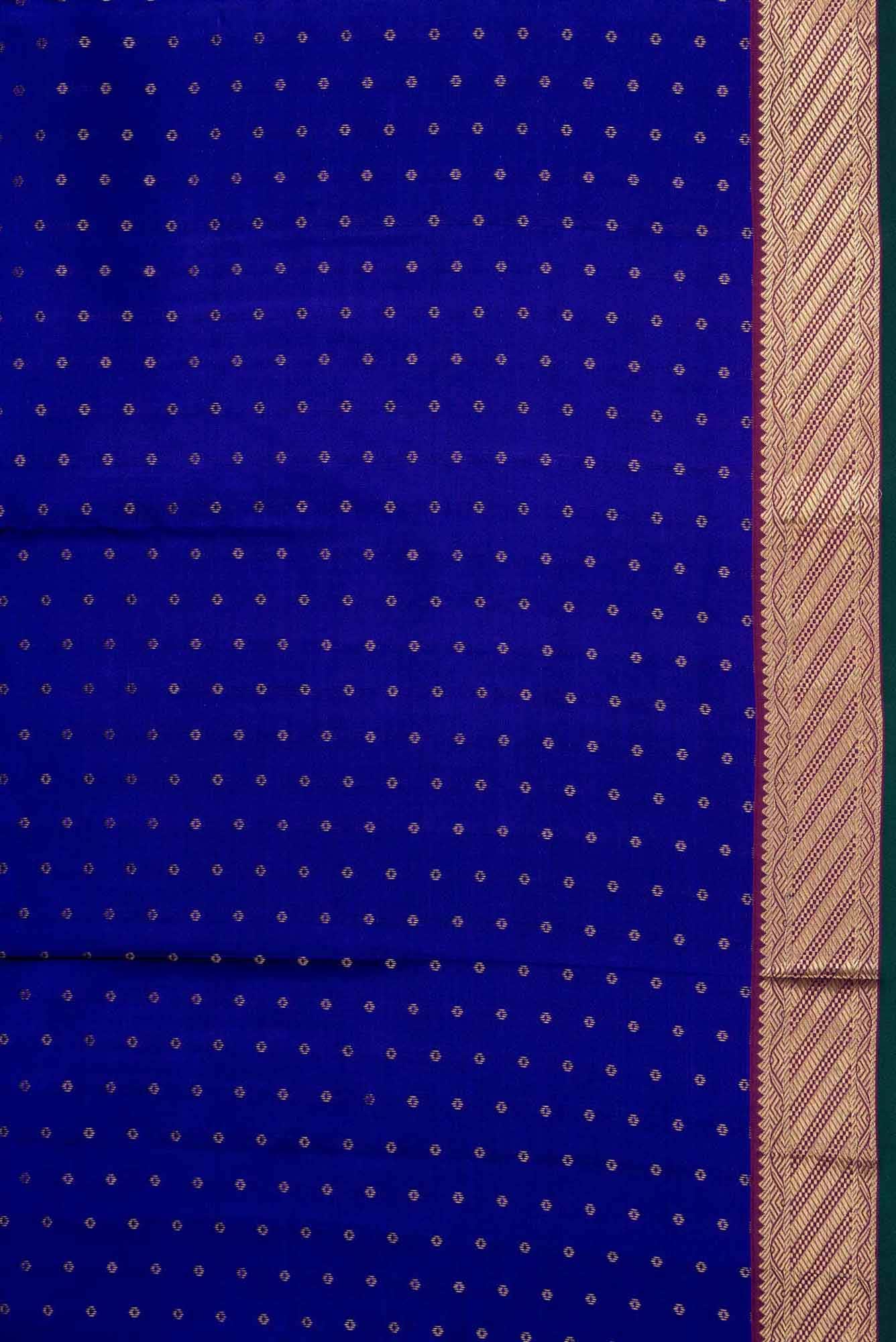Blue Kanchipuram Saree