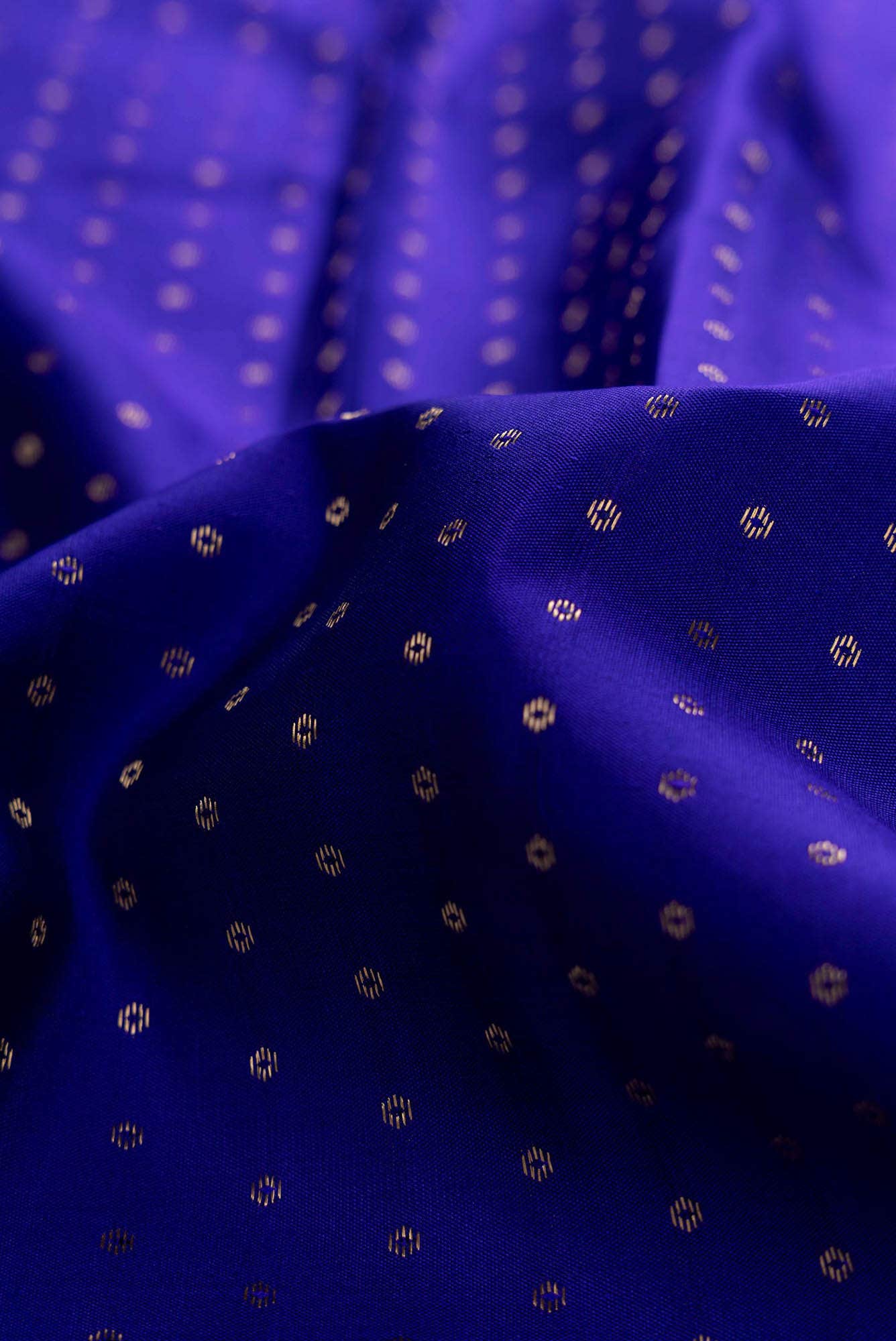 Blue Kanchipuram Saree