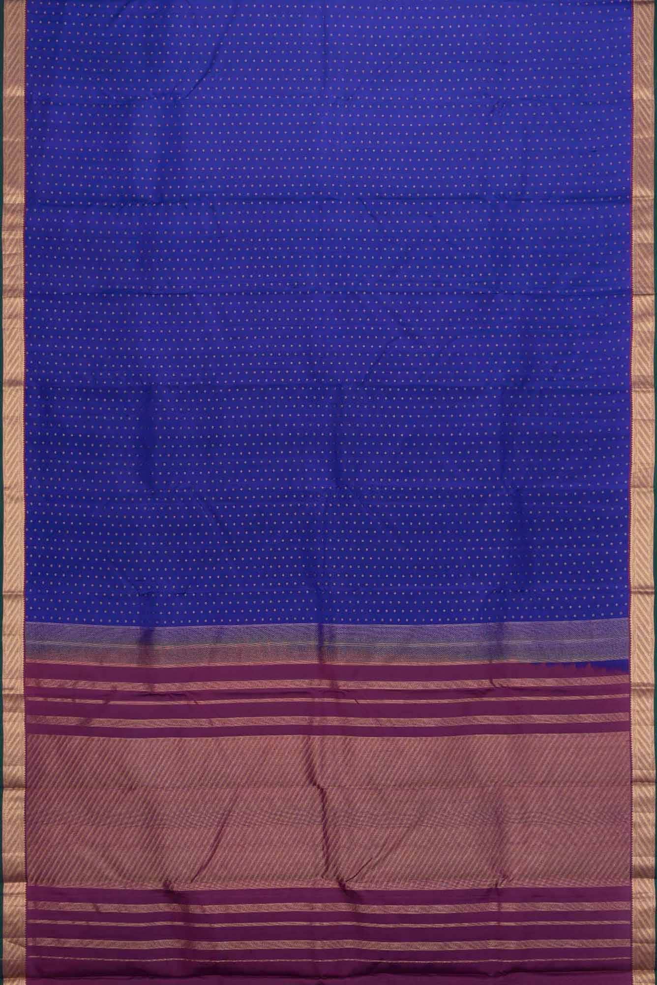 Blue Kanchipuram Saree
