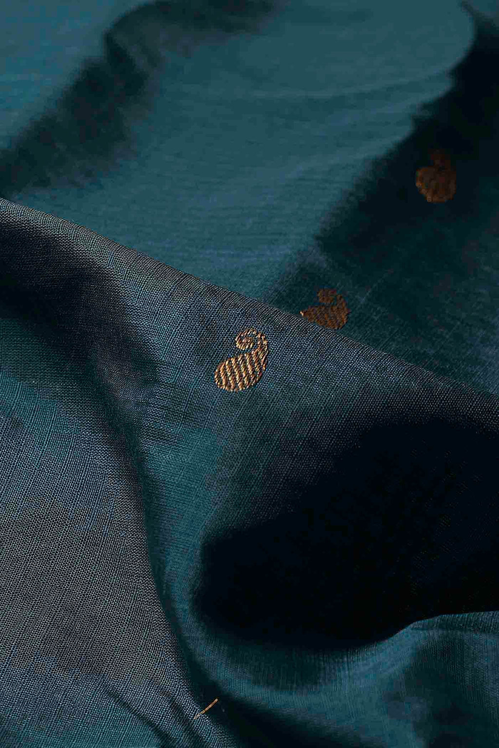 Blue Gadwal Silk Cotton Saree