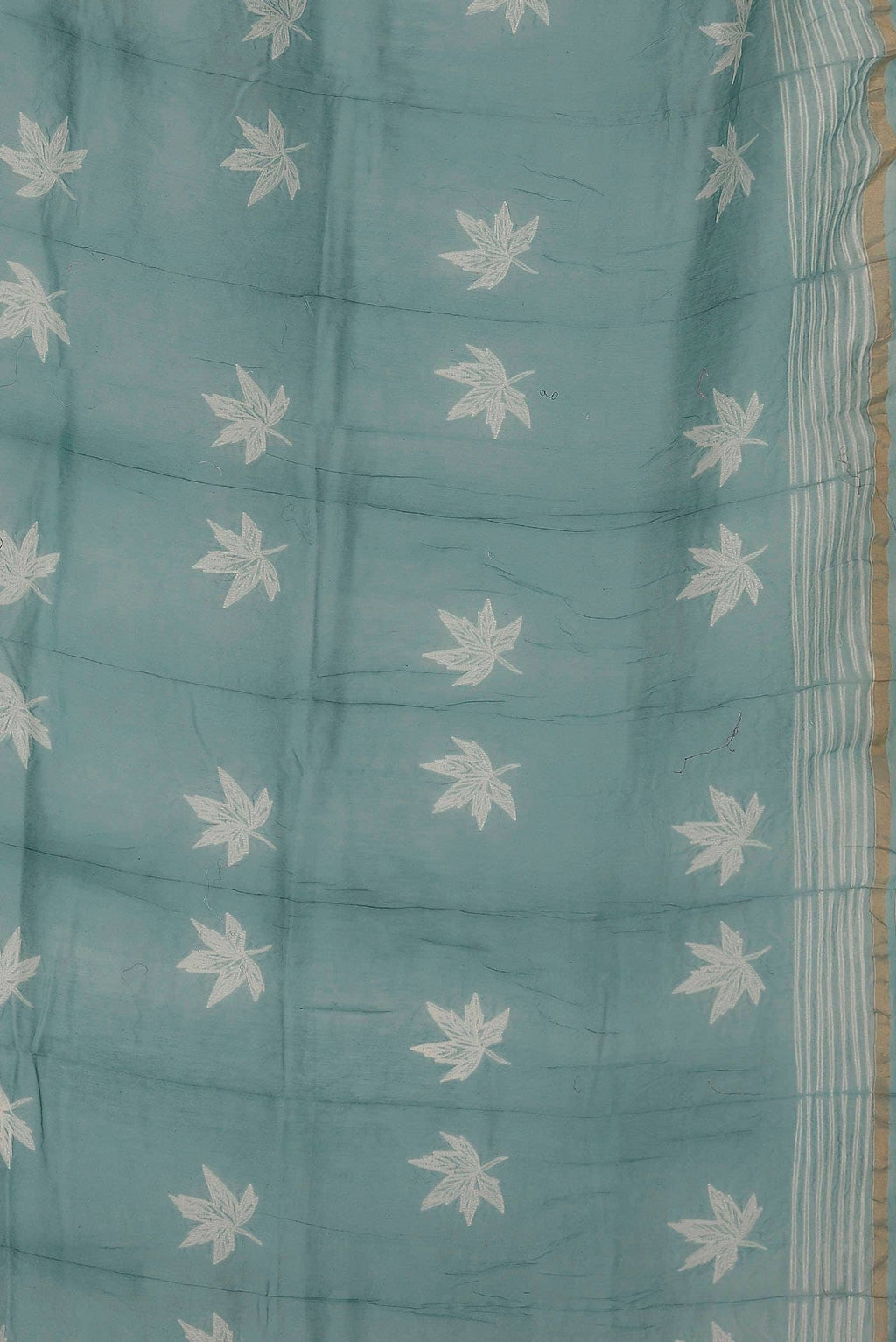 Blue Chanderi Silk Cotton Saree