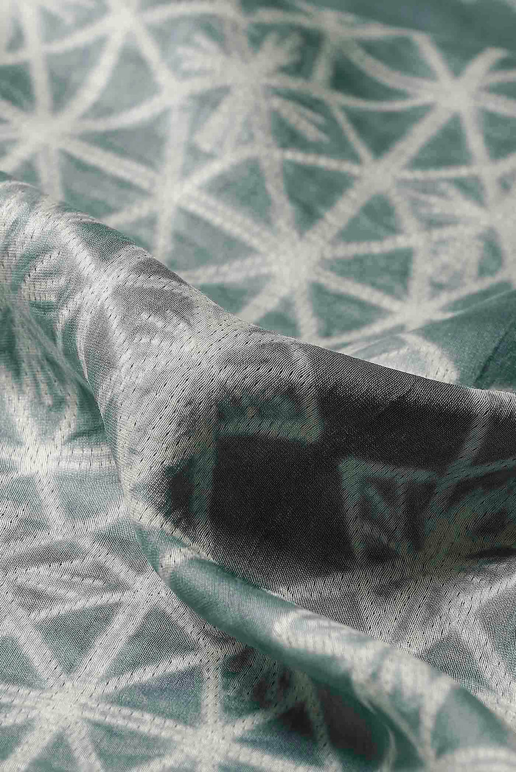 Green Chanderi Silk Cotton Saree