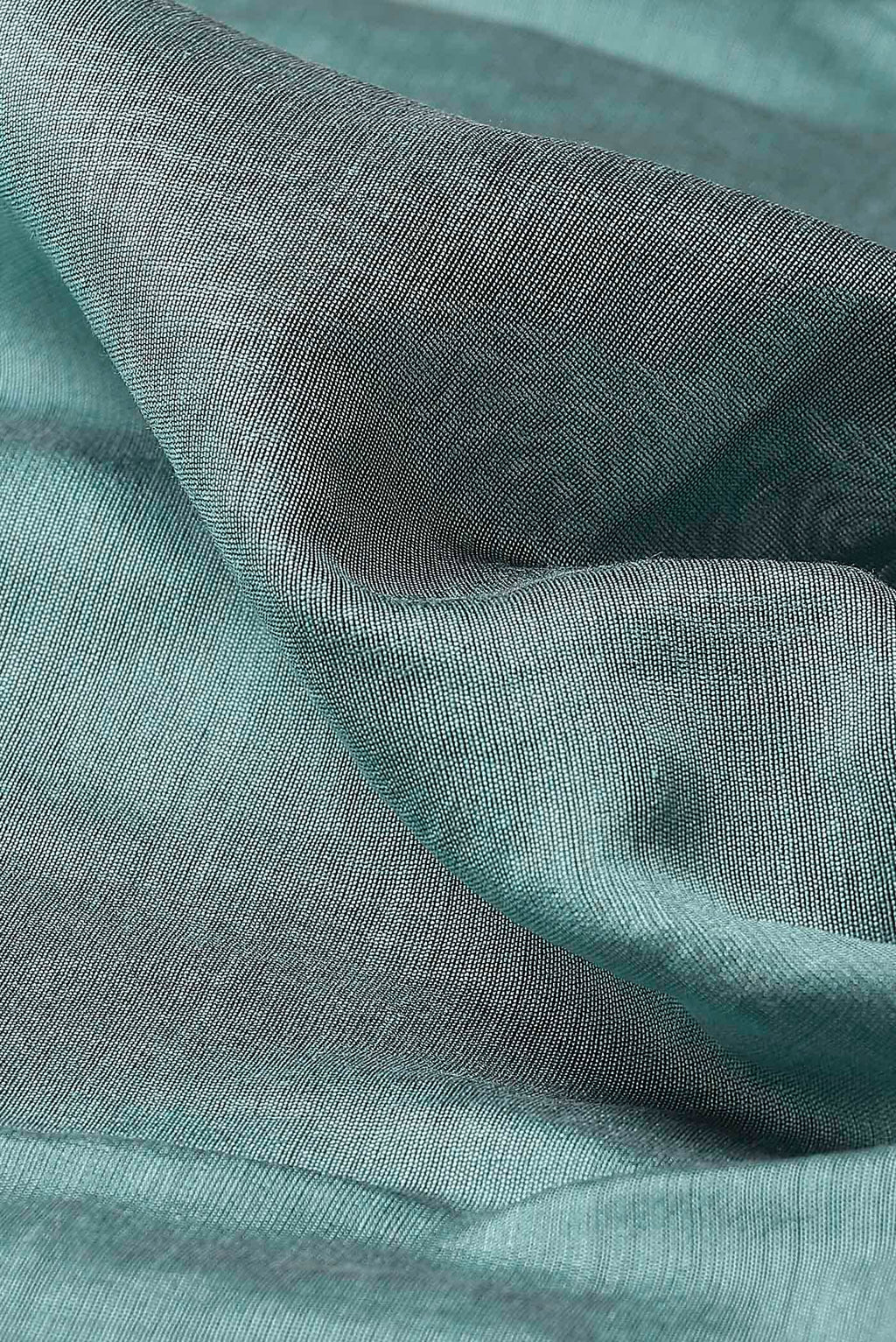 Sage Green Chanderi Silk Cotton Saree