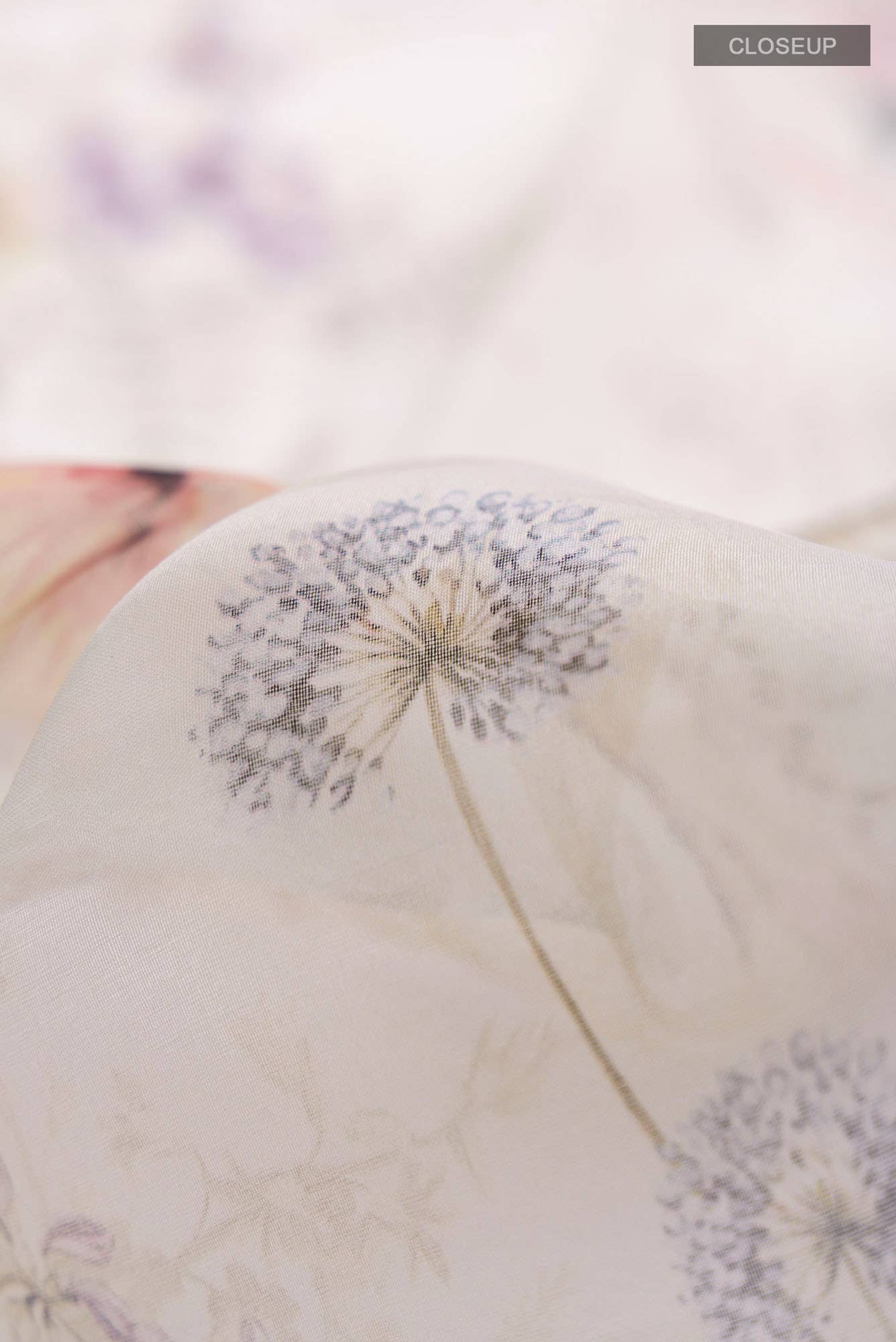 Off White Organza Silk Saree