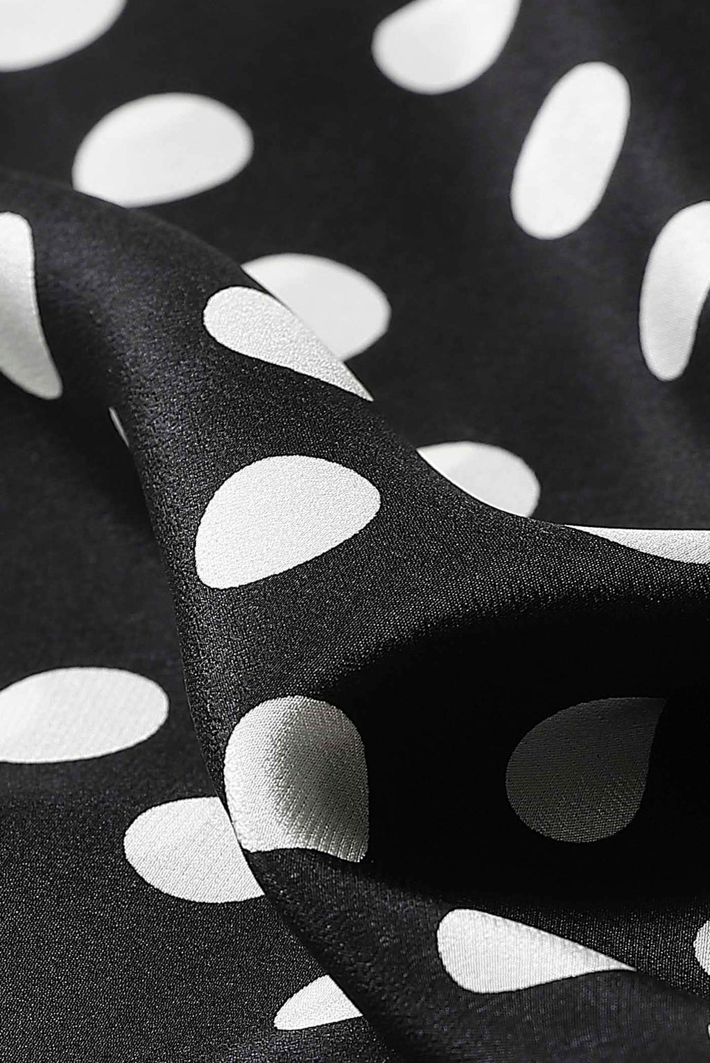 Black Mysore Crepe Saree