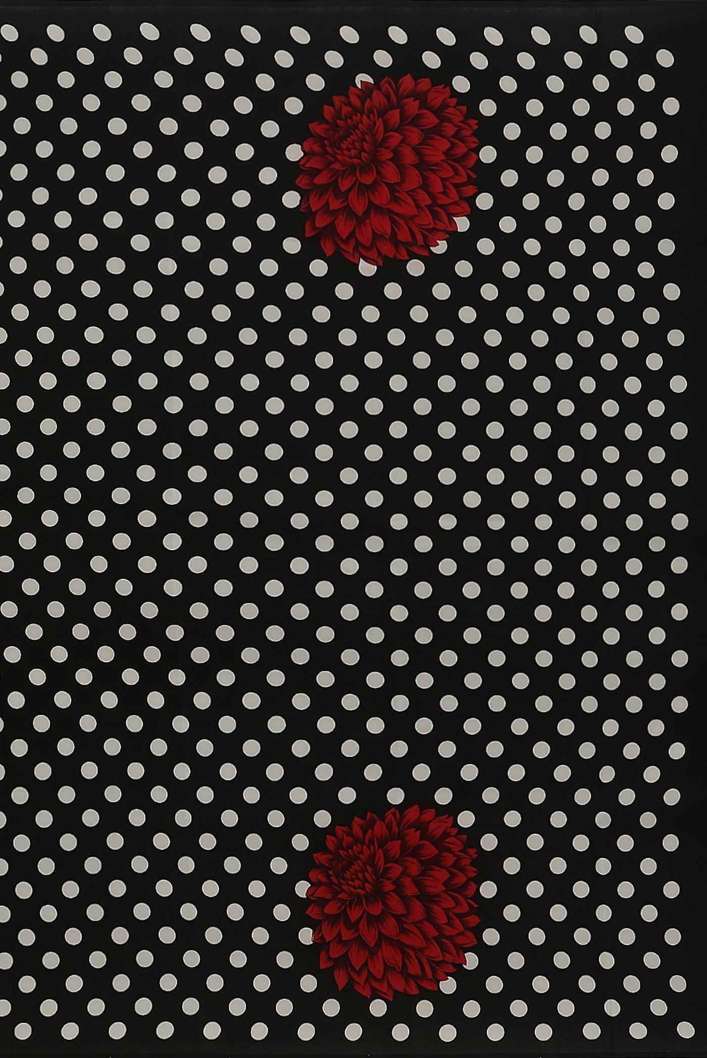 Black Mysore Crepe Saree