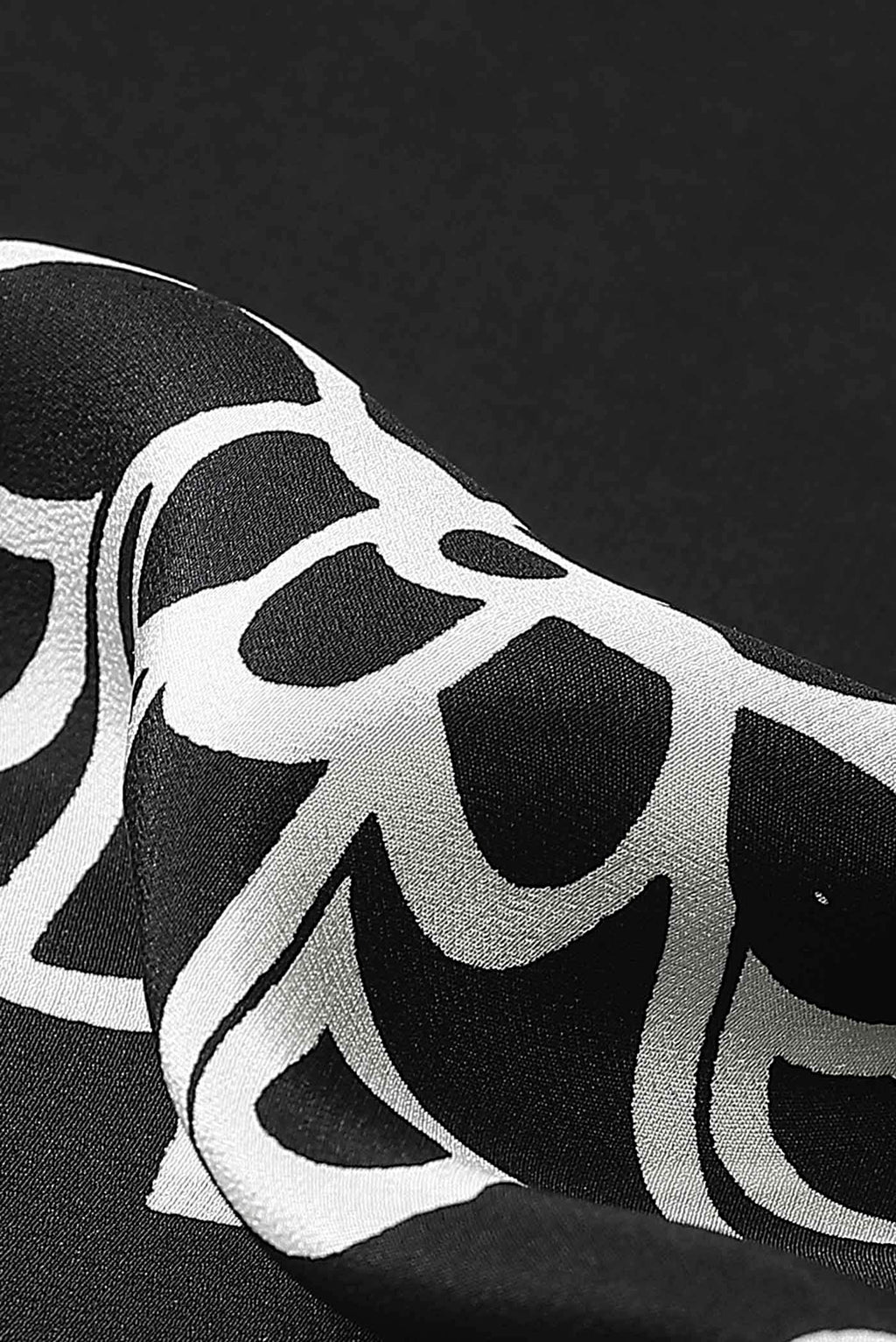 Black Mysore Crepe Saree