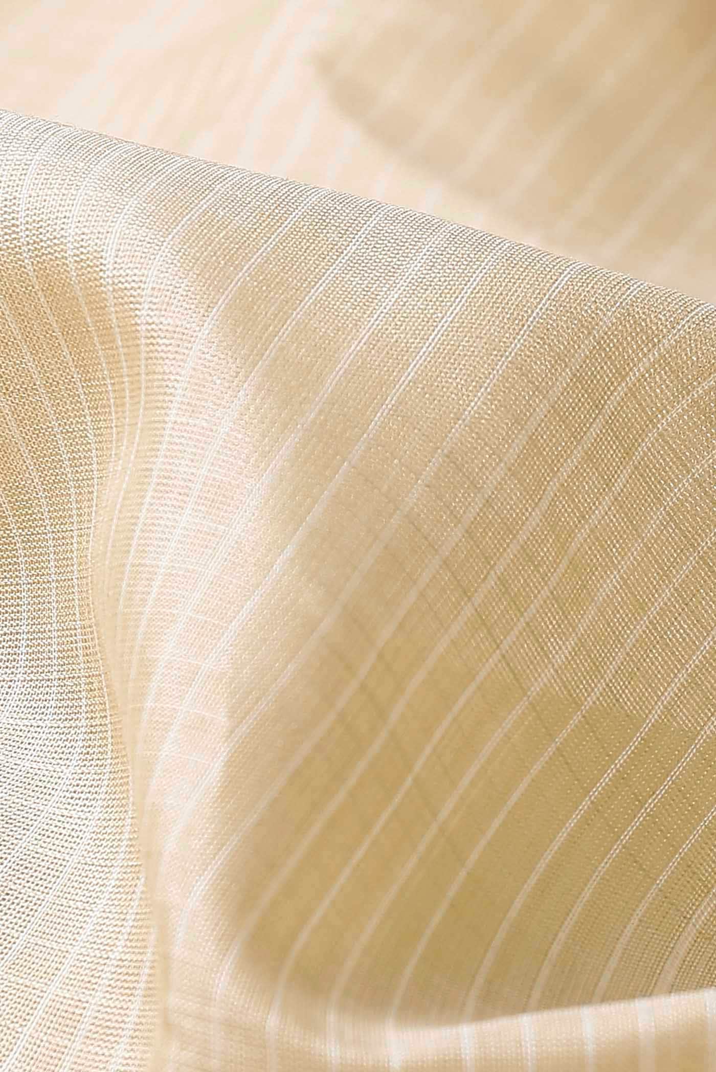 Beige Gadwal cotton Saree