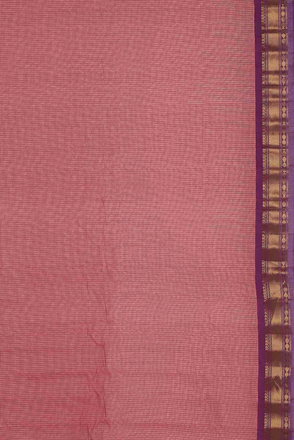 Coral Gadwal cotton Saree