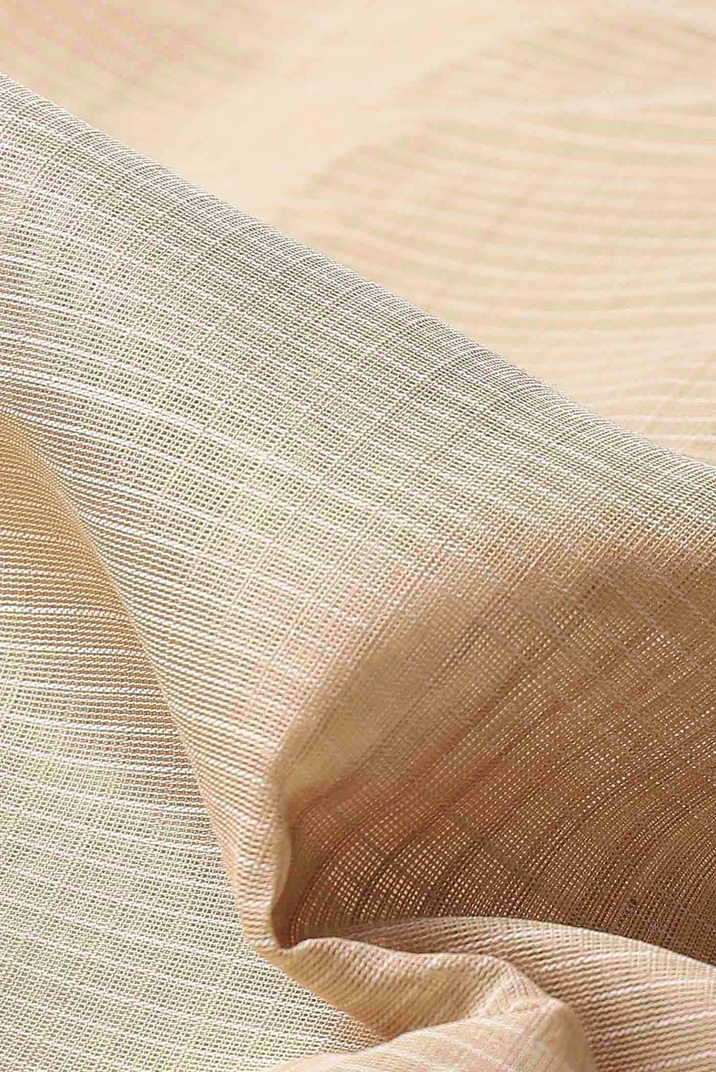 Beige Gadwal cotton Saree