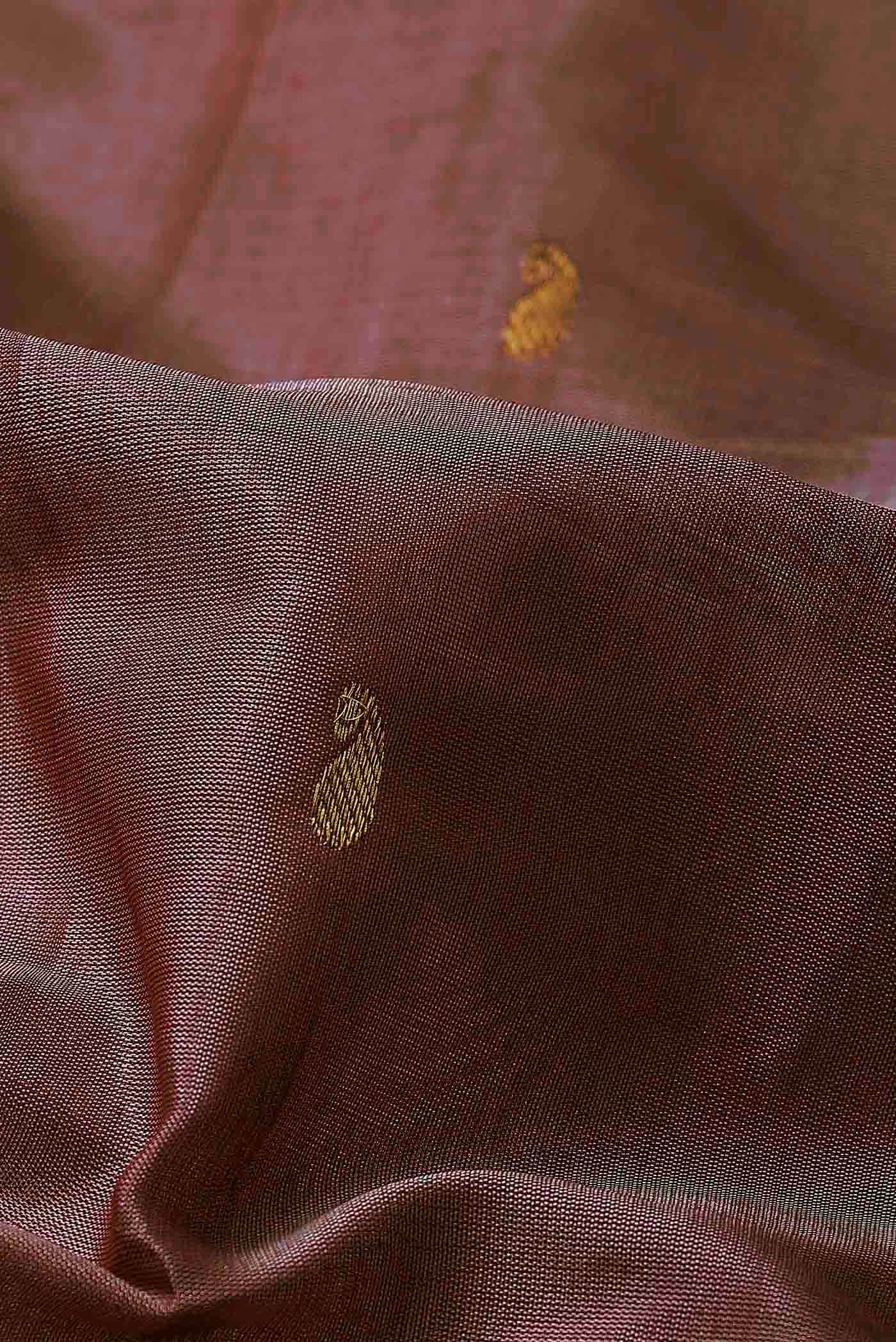 Brown Gadwal cotton Saree