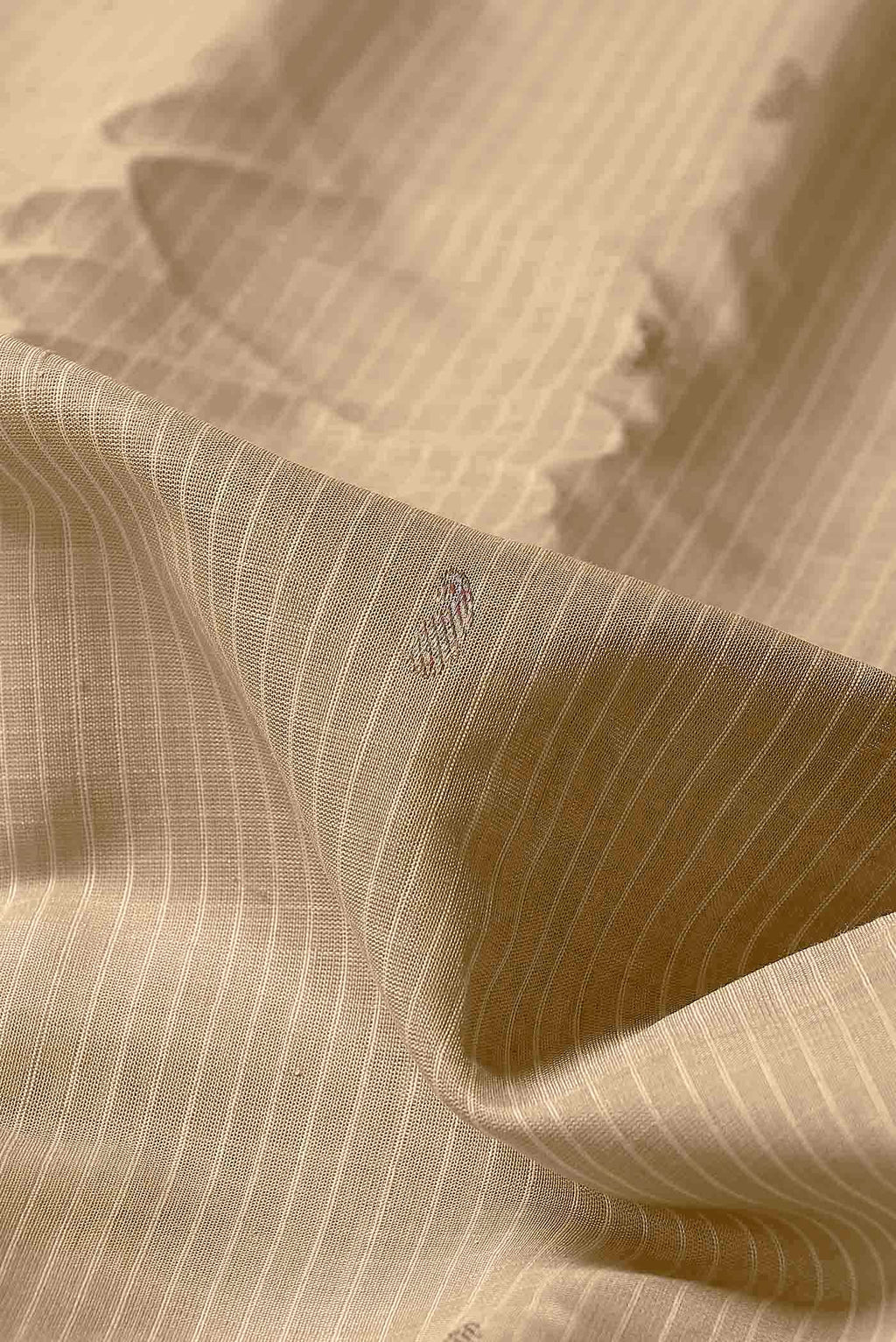 Beige Gadwal Silk Cotton Saree