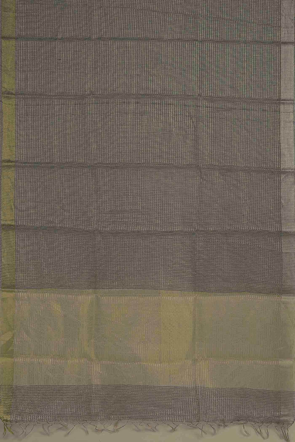 Grey Maheshwari Silk Cotton Saree
