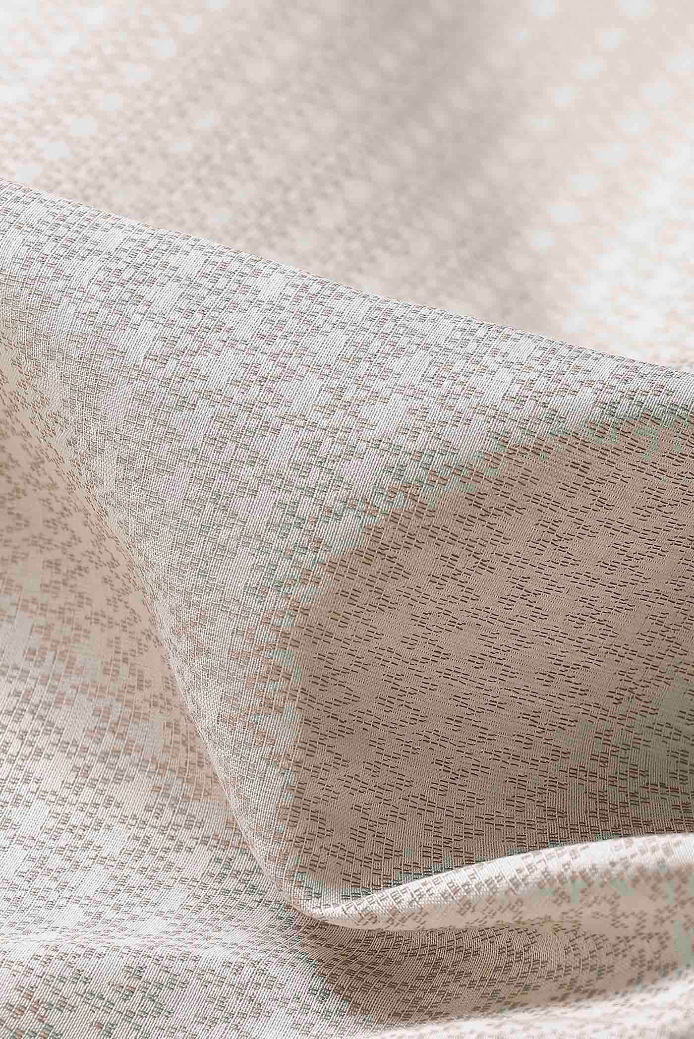 Cream Bhagalpuri Tussar Silk Saree