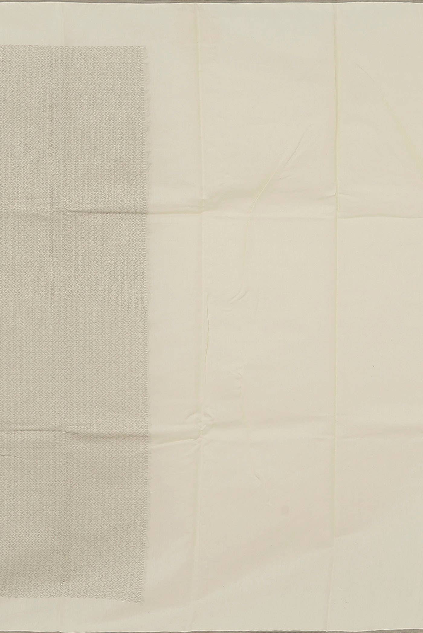 Cream Bhagalpuri Tussar Silk Saree