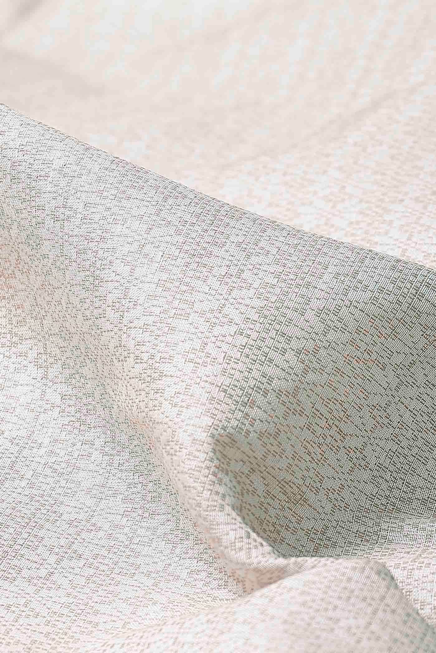 Cream Bhagalpuri Tussar Silk Saree