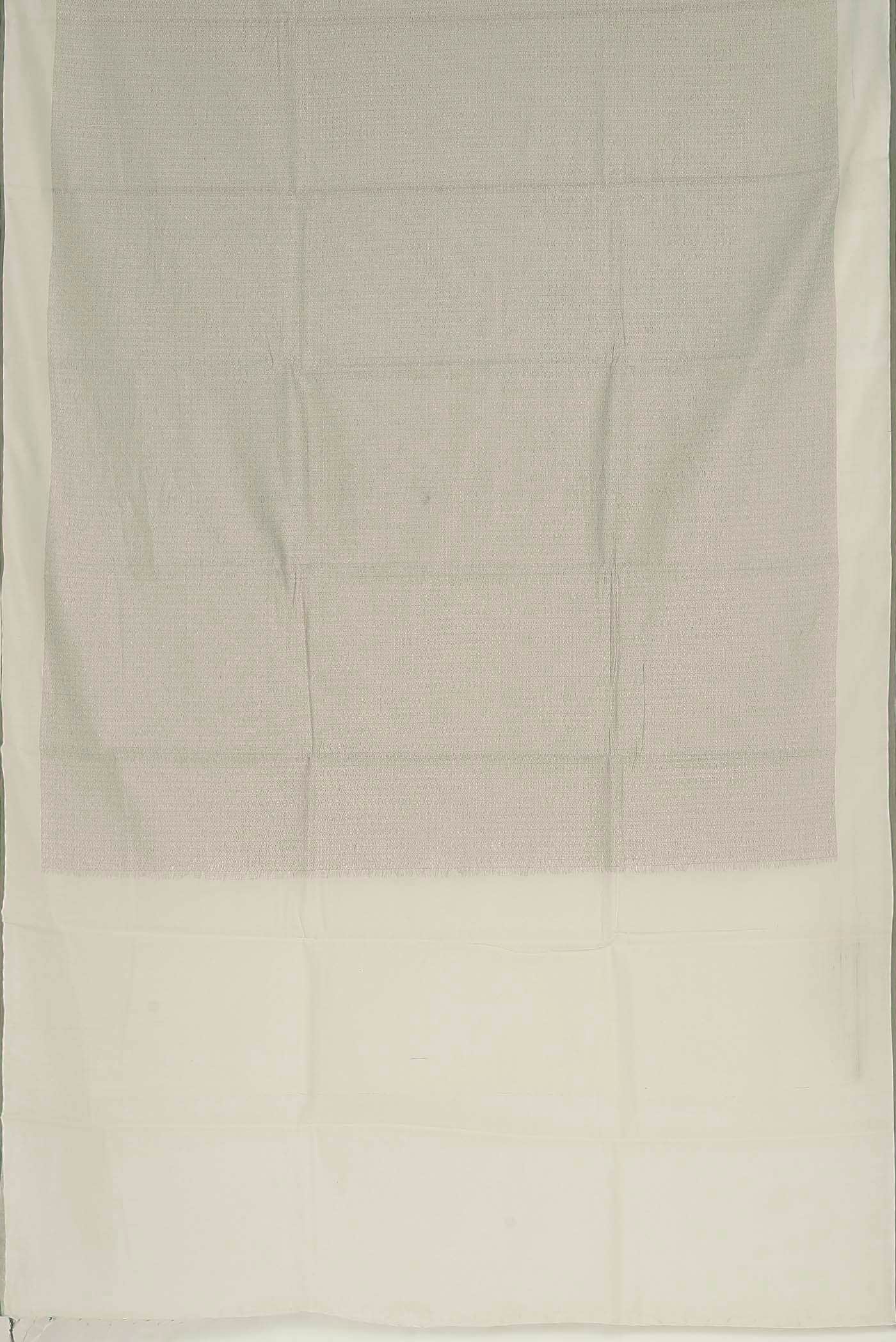 Cream Bhagalpuri Tussar Silk Saree