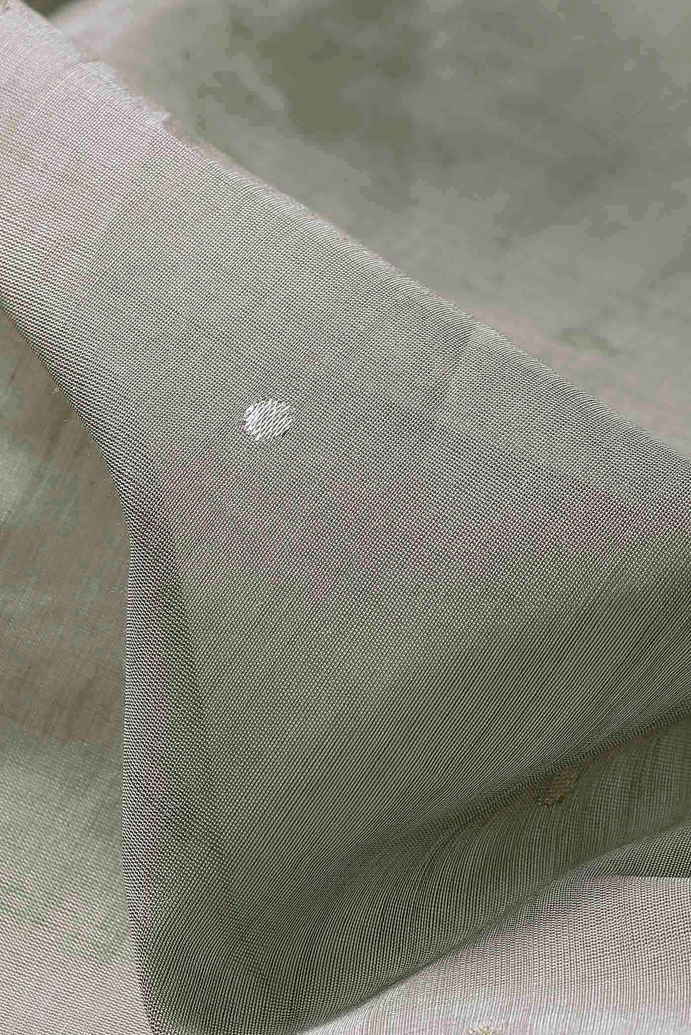 Green Bhagalpuri Tussar Silk Saree