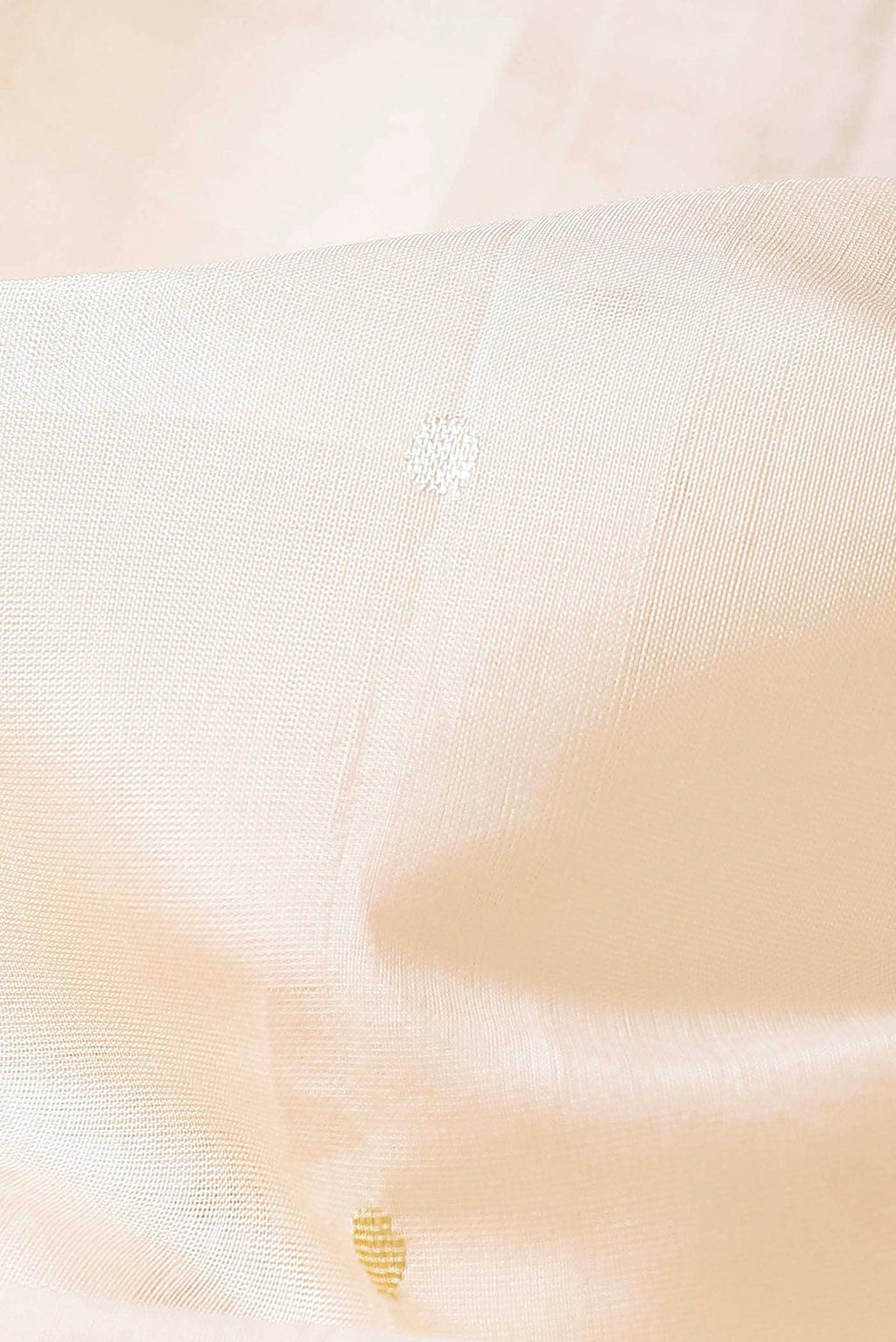 Peach Bhagalpuri Tussar Silk Saree