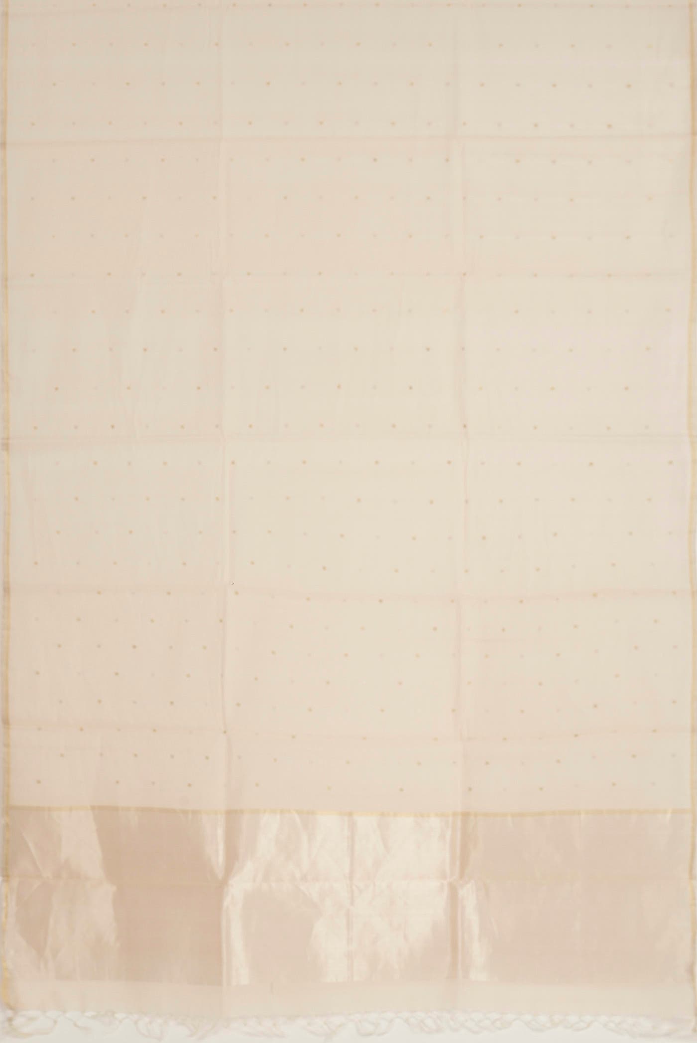 Peach Bhagalpuri Tussar Silk Saree