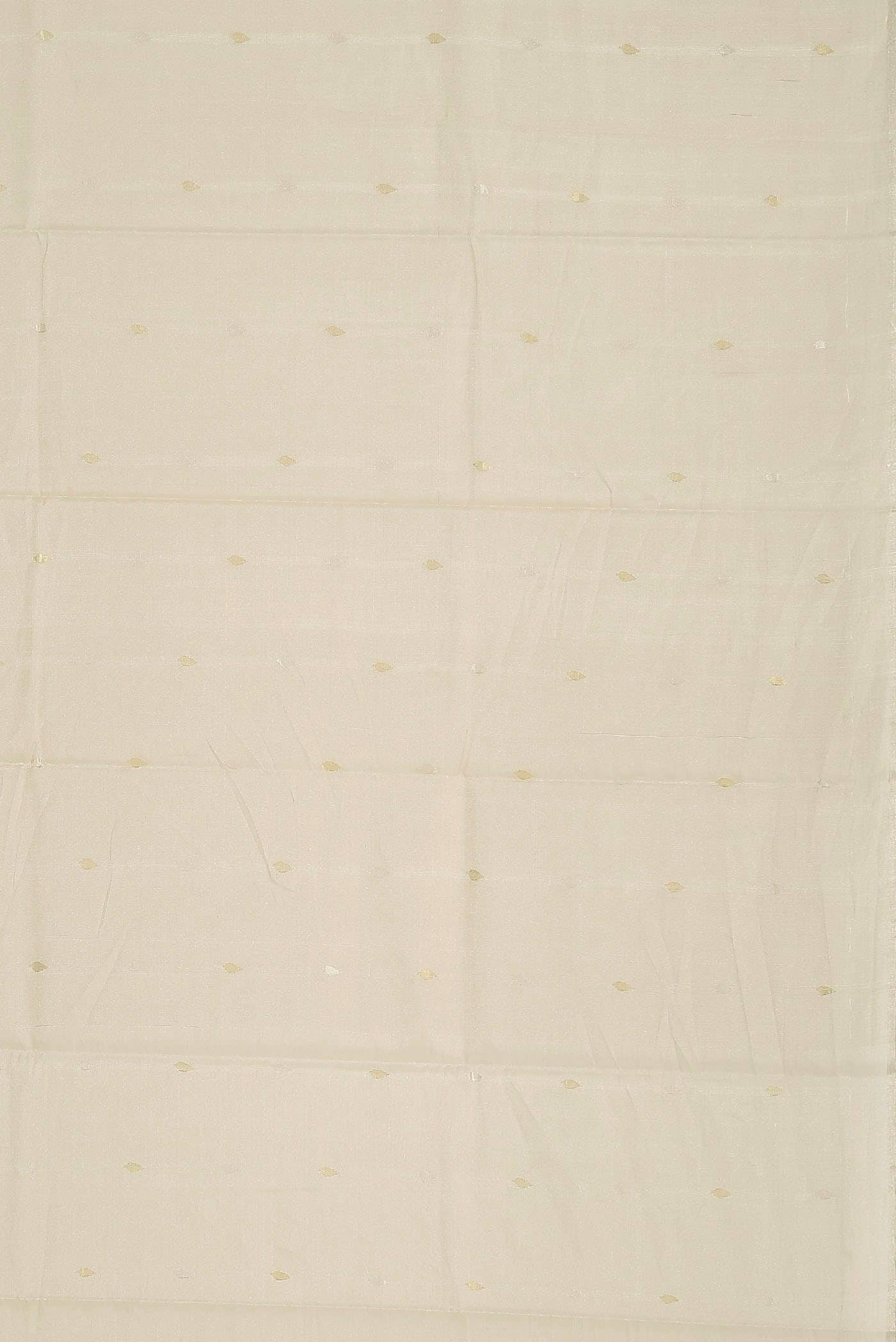 Cream Bhagalpuri Tussar Silk Saree