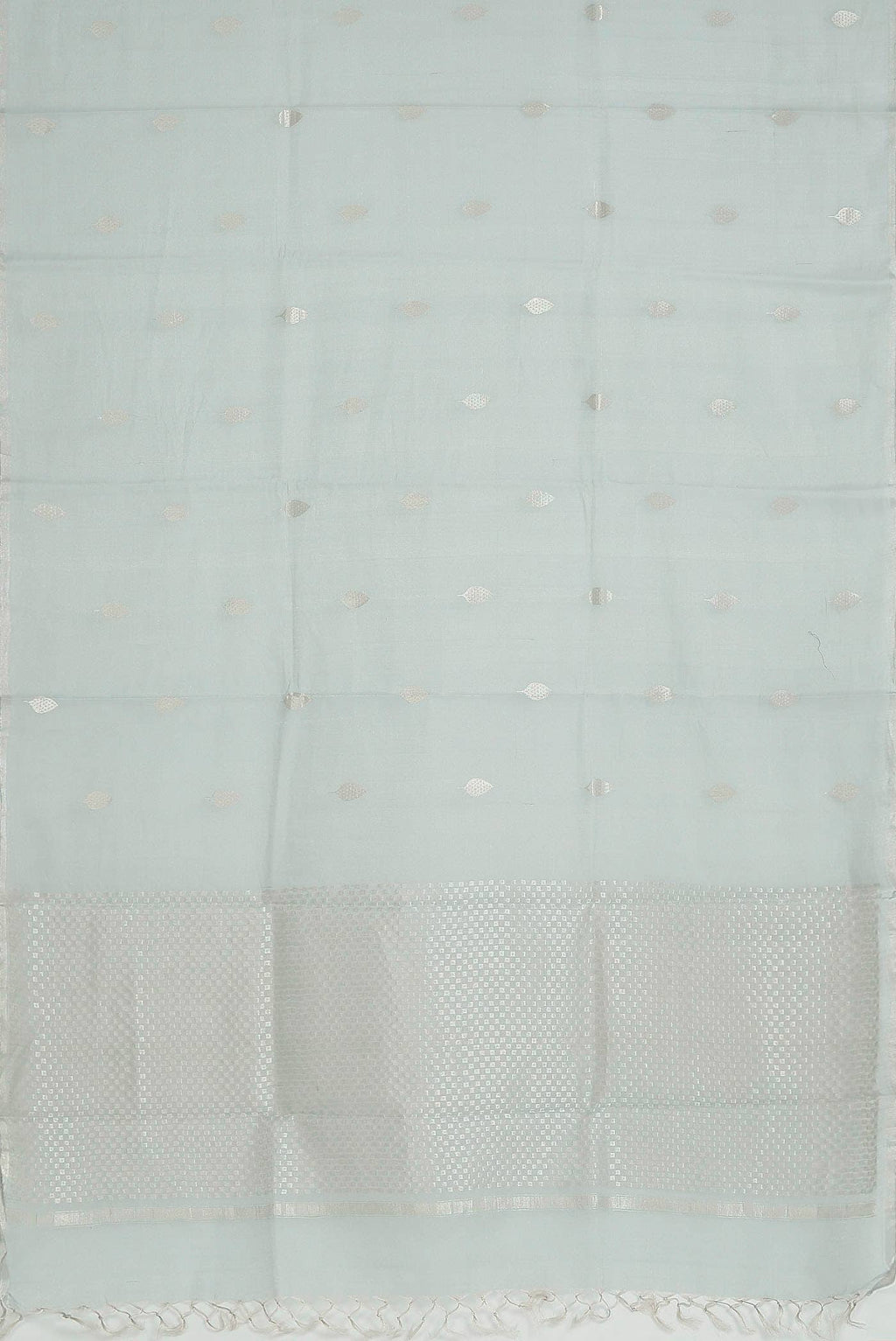 Blue Bhagalpuri Tussar Silk Saree