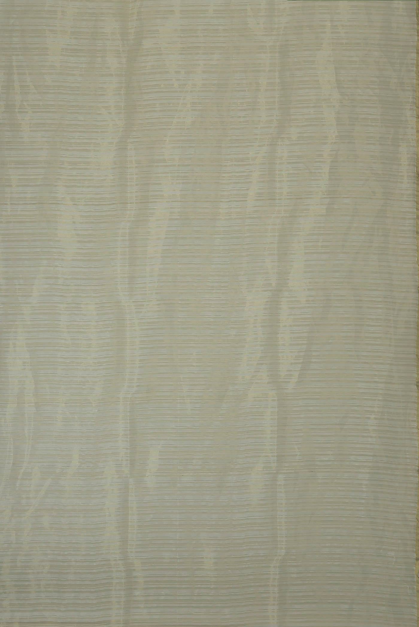 Cream Maheshwari Silk Cotton Saree
