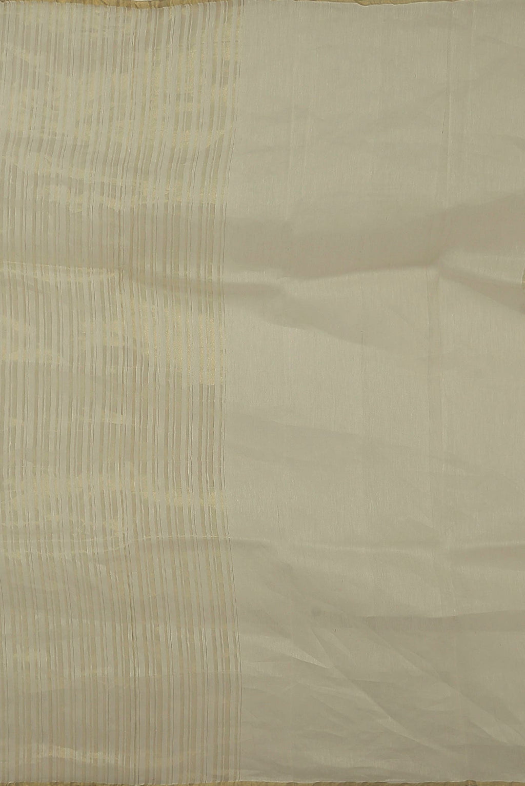 Cream Maheshwari Silk Cotton Saree
