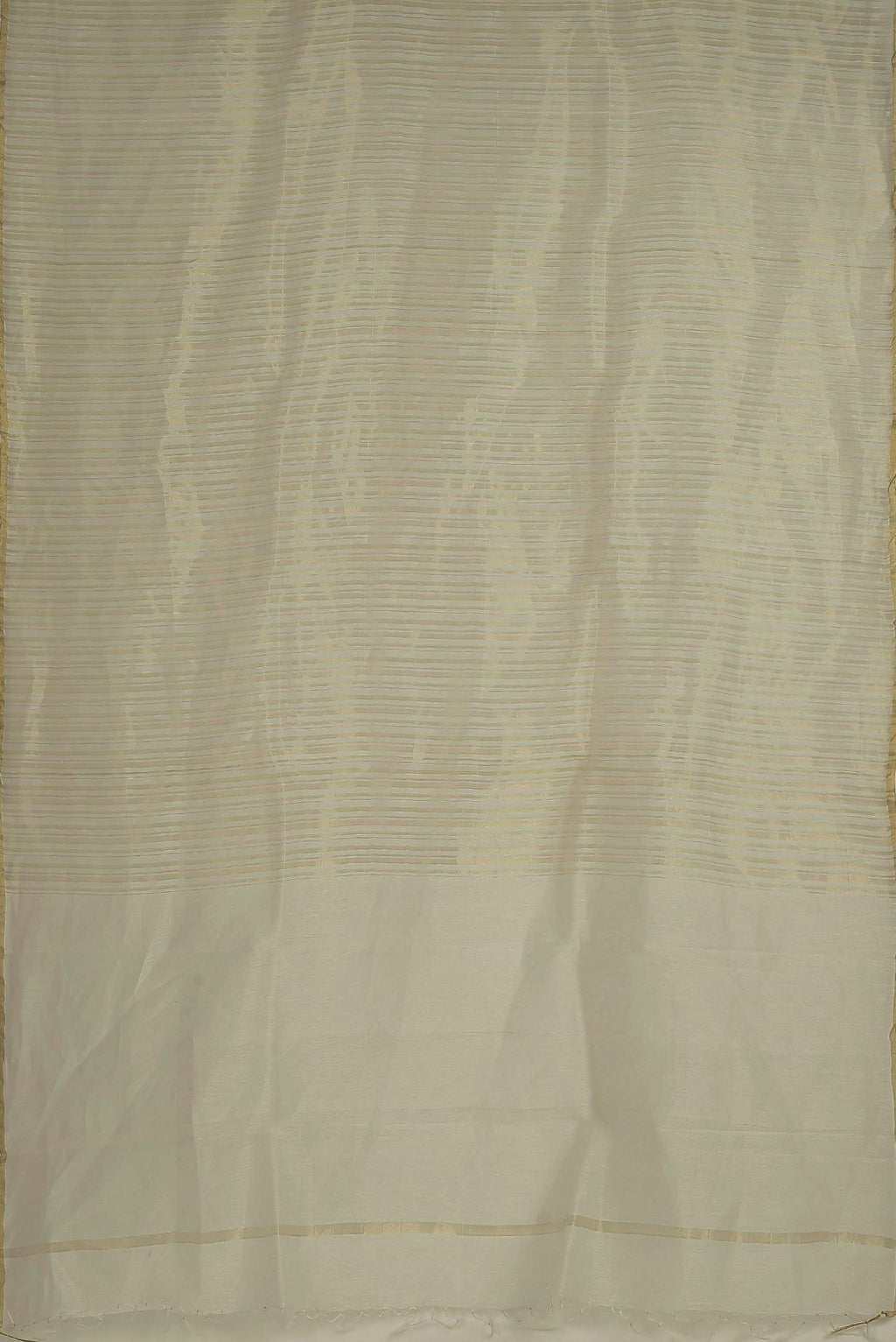 Cream Maheshwari Silk Cotton Saree