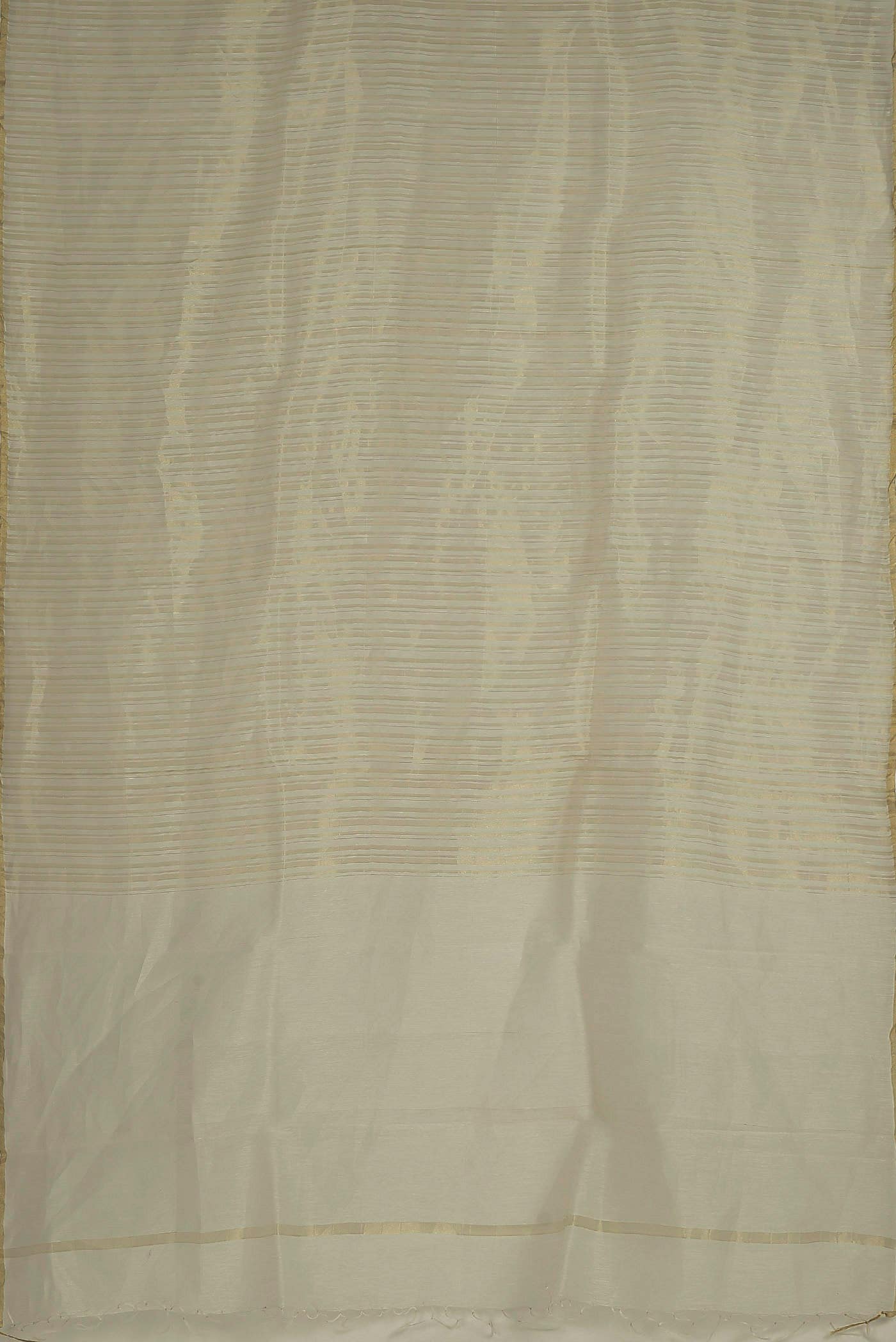Cream Maheshwari Silk Cotton Saree