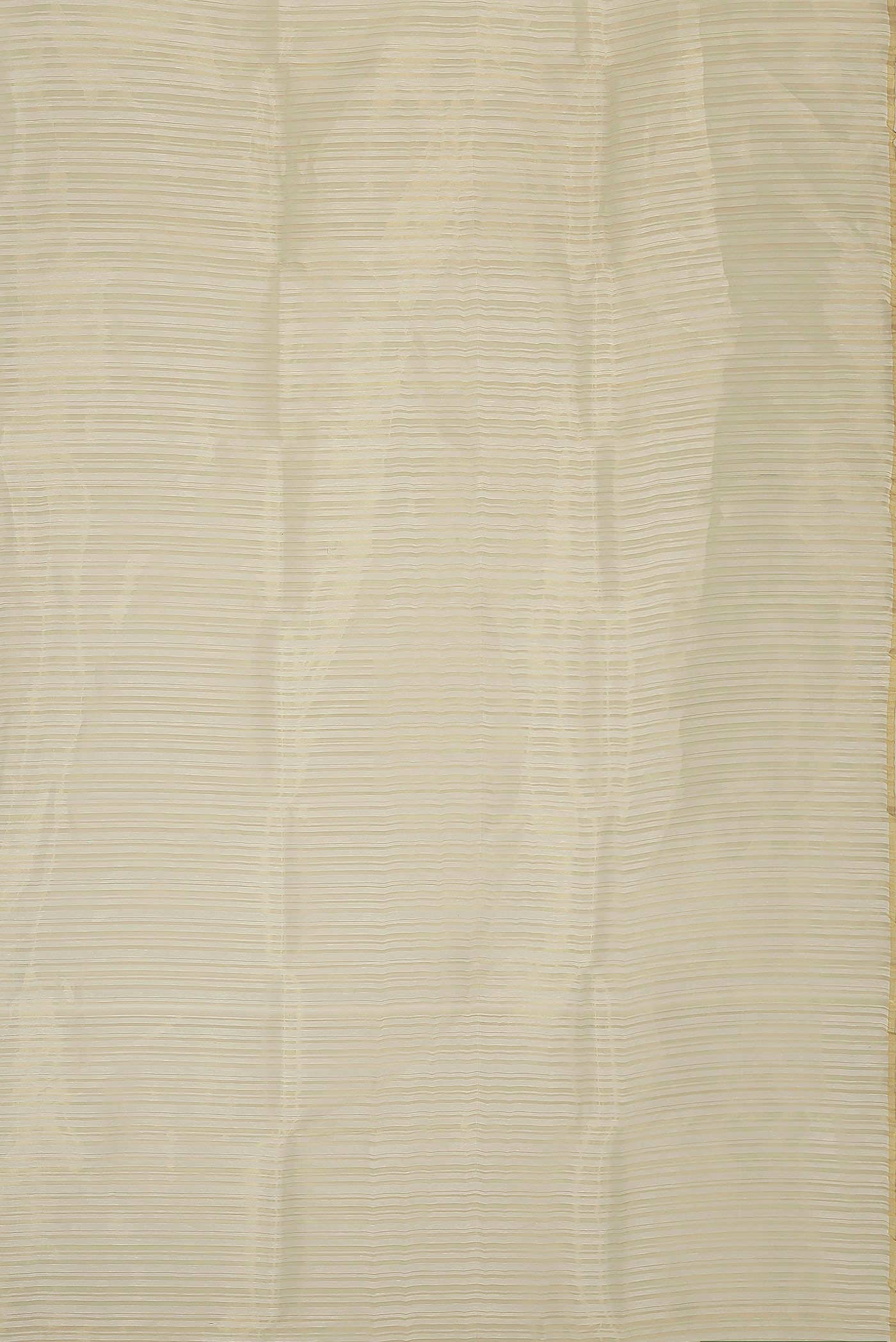 Cream Maheshwari Silk Cotton Saree