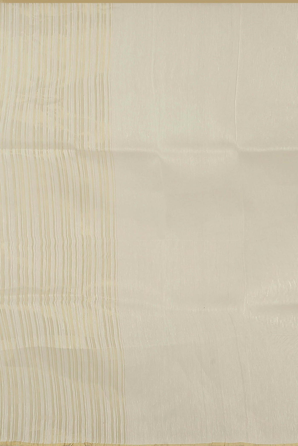 Cream Maheshwari Silk Cotton Saree