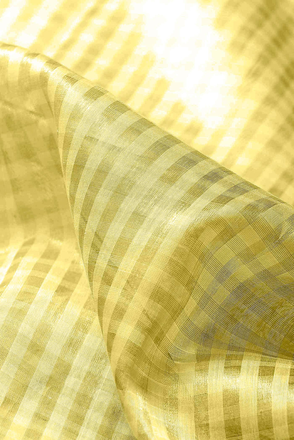 Yellow Tussar Silk Saree