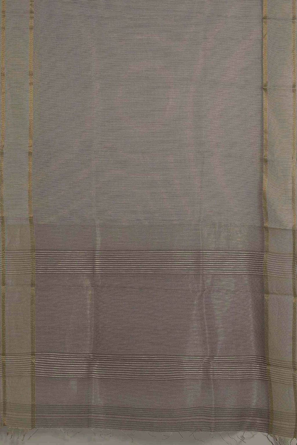 Grey Maheshwari Silk Cotton Saree