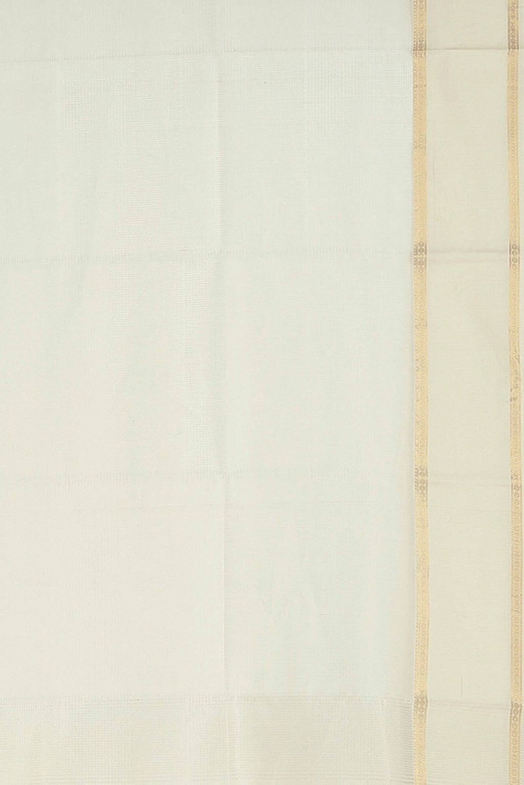 Off White Maheshwari Silk Cotton Saree