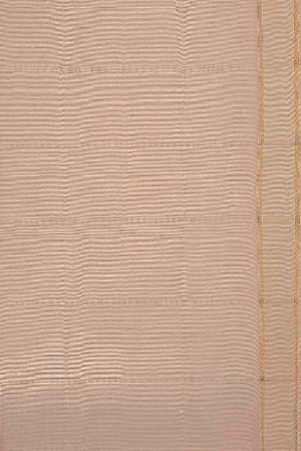 Peach Maheshwari Silk Cotton Saree