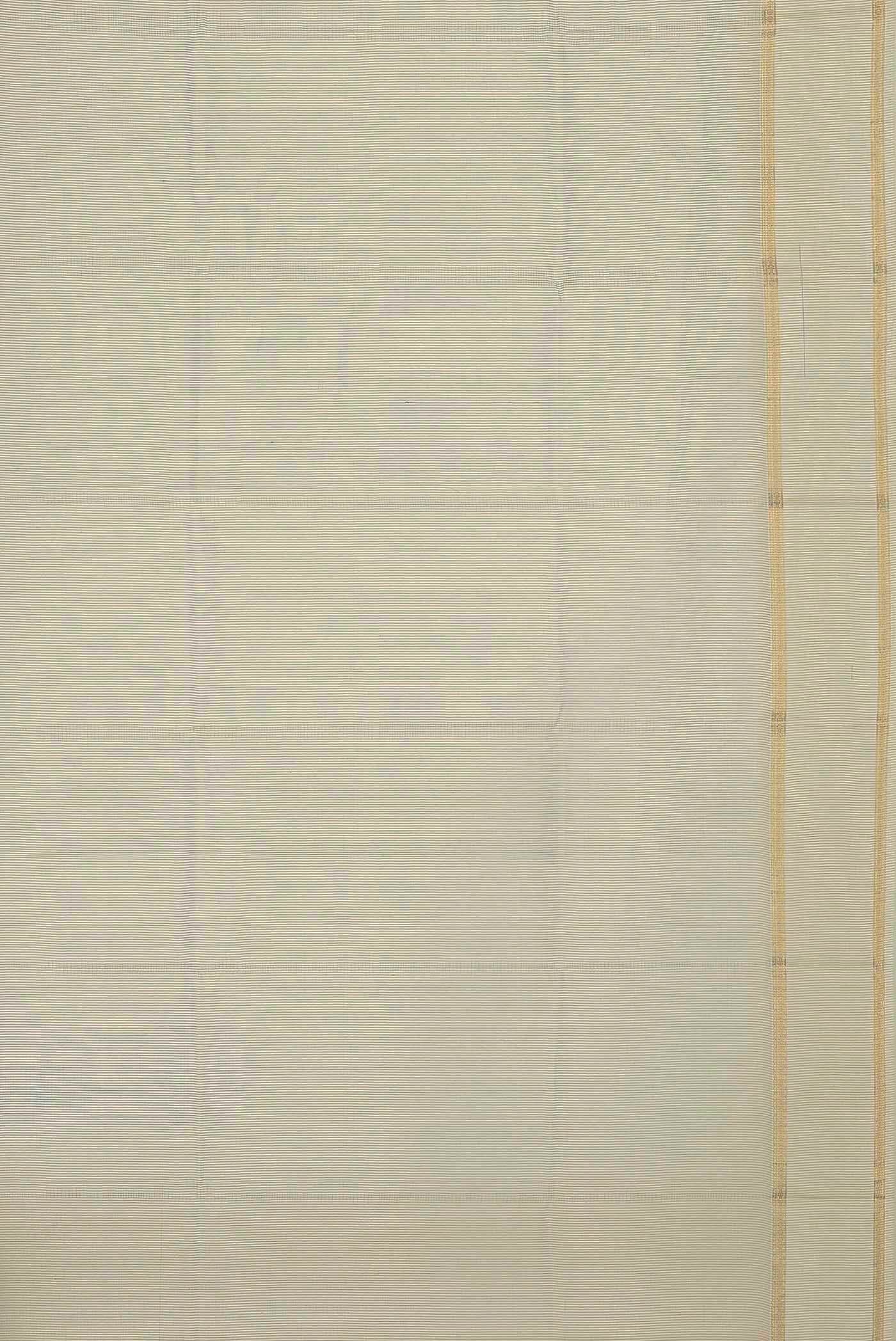 Beige Maheshwari Silk Cotton Saree