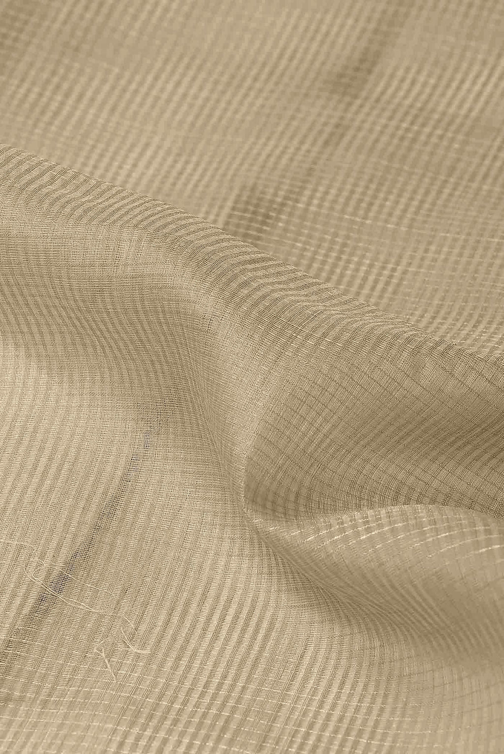 Beige Maheshwari Silk Cotton Saree