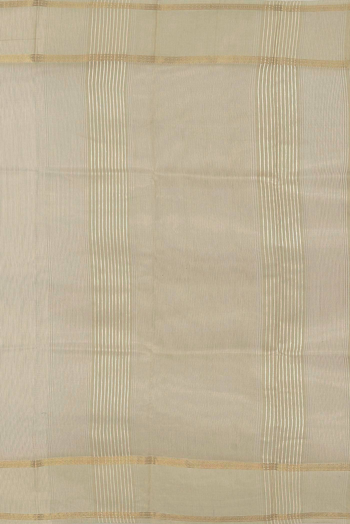 Beige Maheshwari Silk Cotton Saree