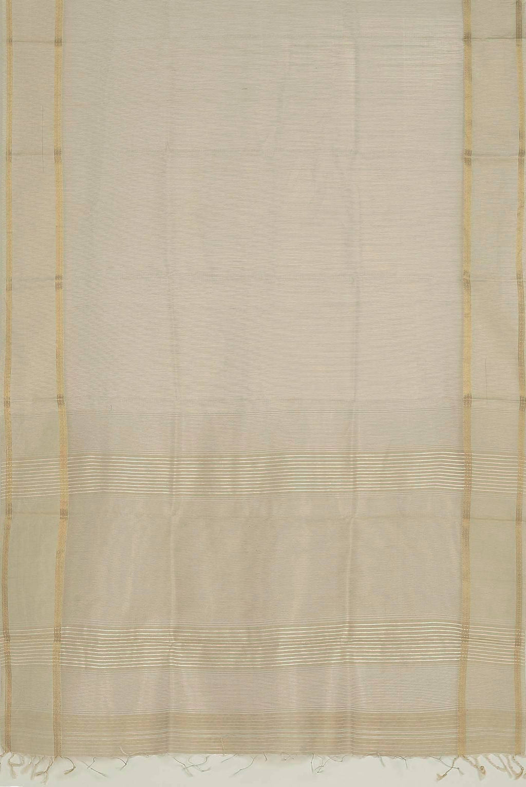 Beige Maheshwari Silk Cotton Saree