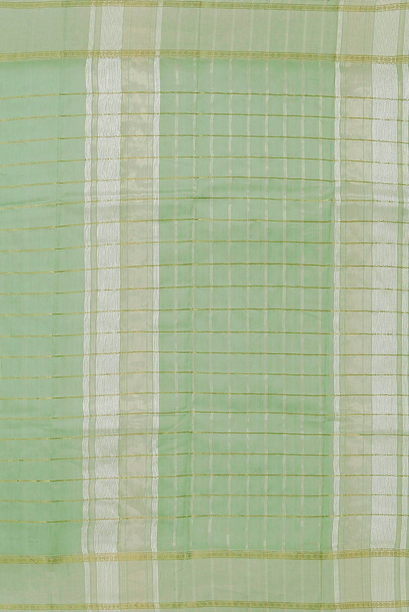 Pista Green Maheshwari Silk Cotton Saree