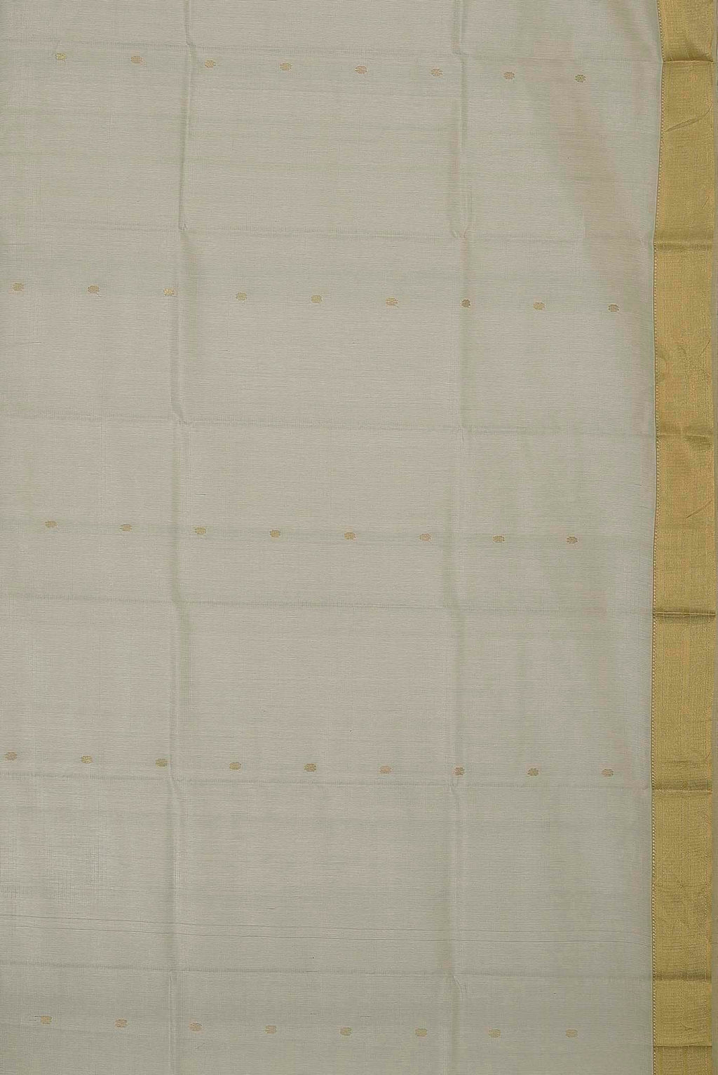 Beige Tussar Silk Saree