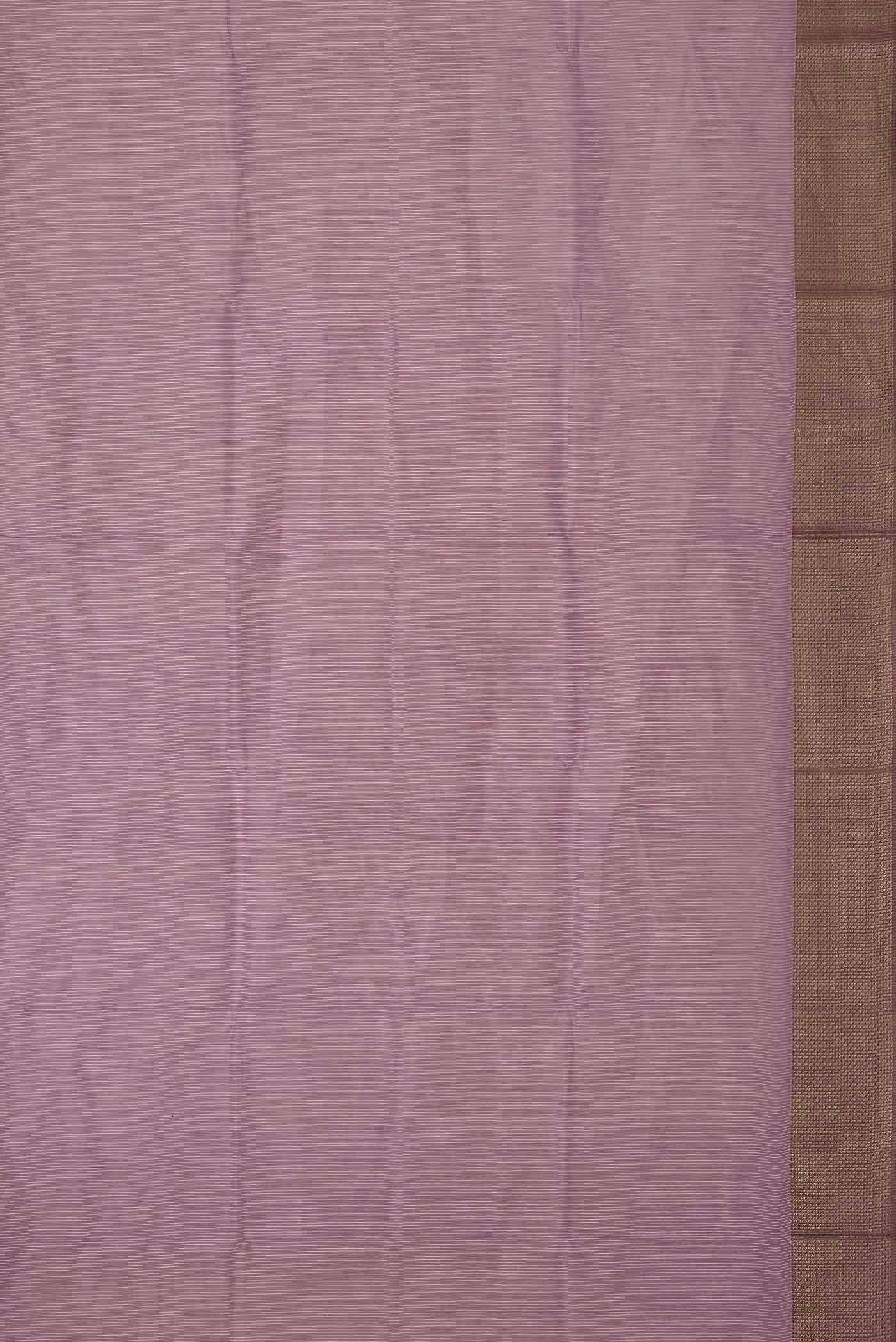 Rose pink Maheshwari Silk Cotton Saree
