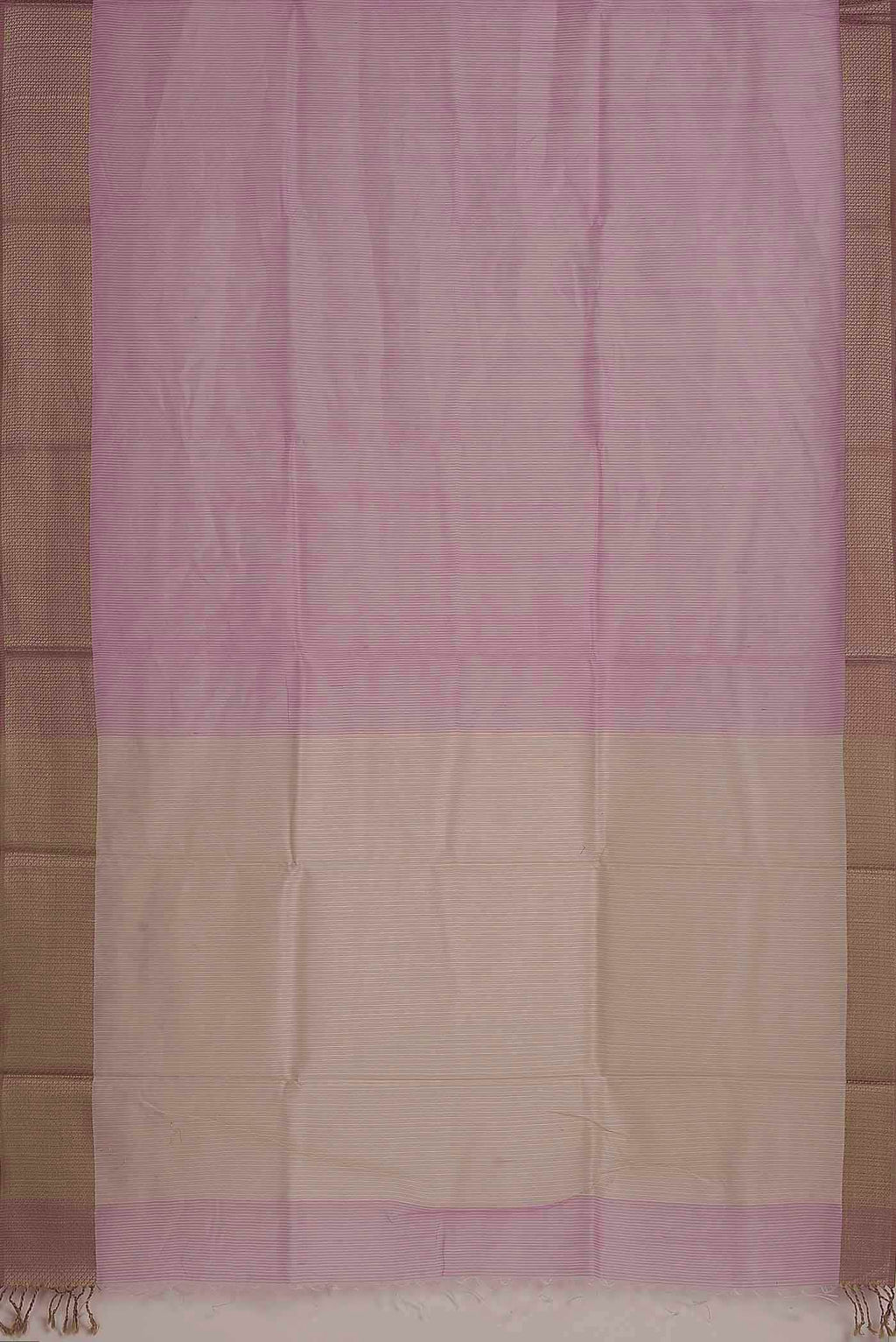 Rose pink Maheshwari Silk Cotton Saree