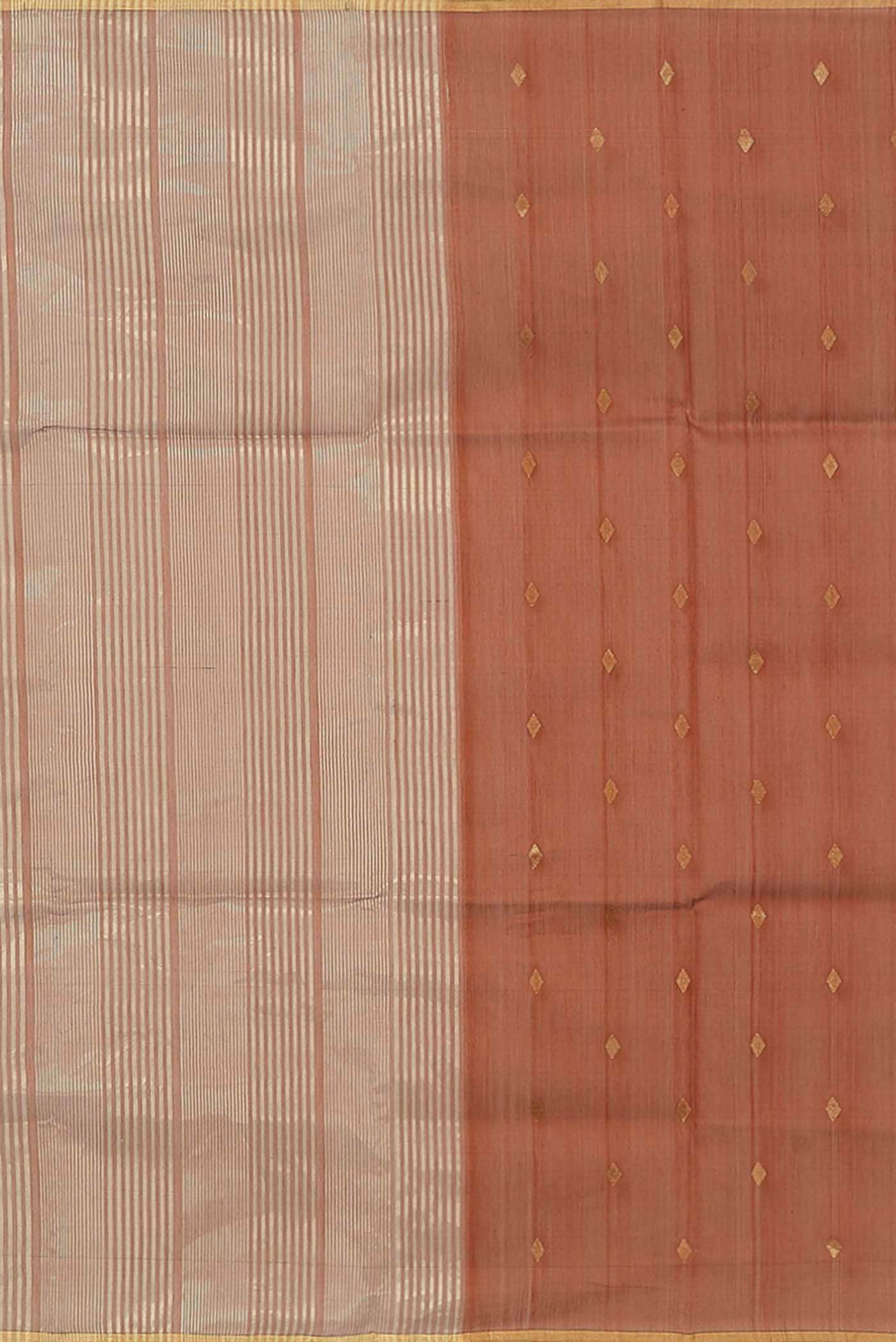 Maroon Maheshwari Silk Cotton Saree