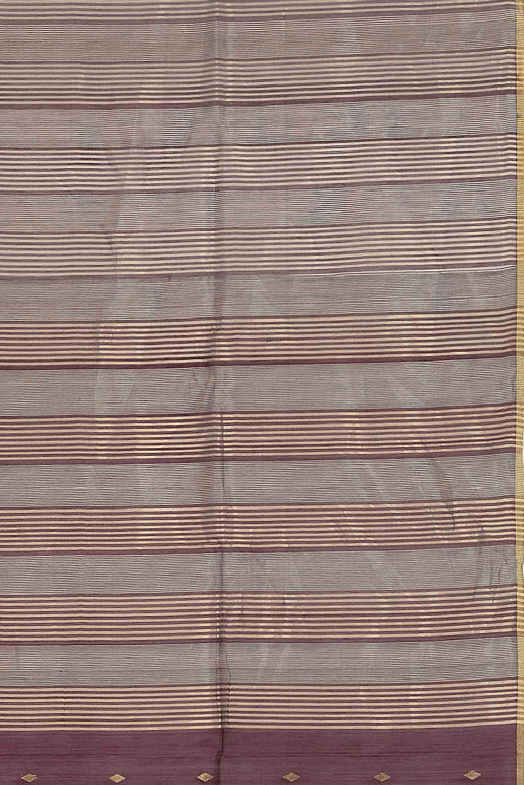 Brown Maheshwari Silk Cotton Saree