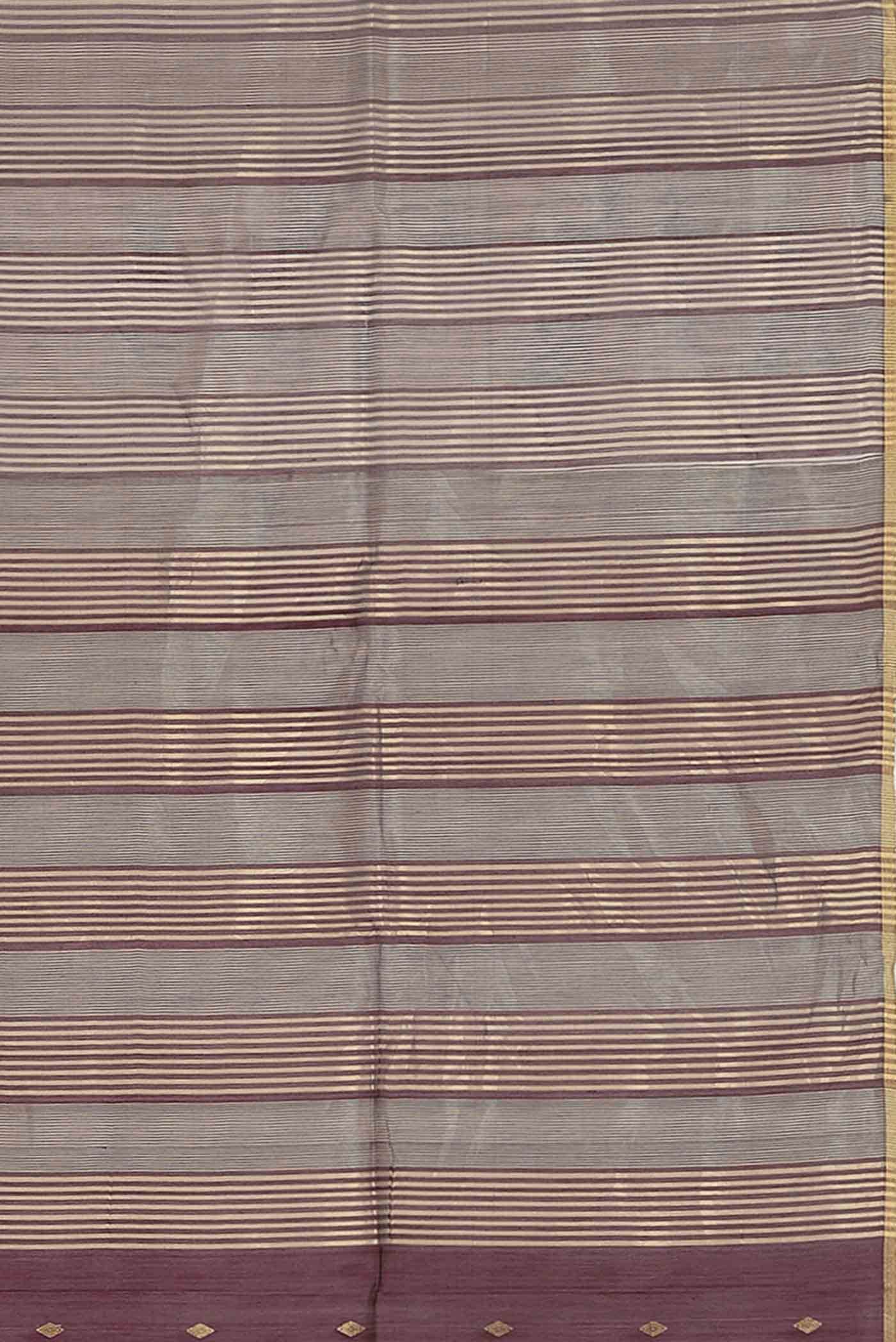 Brown Maheshwari Silk Cotton Saree