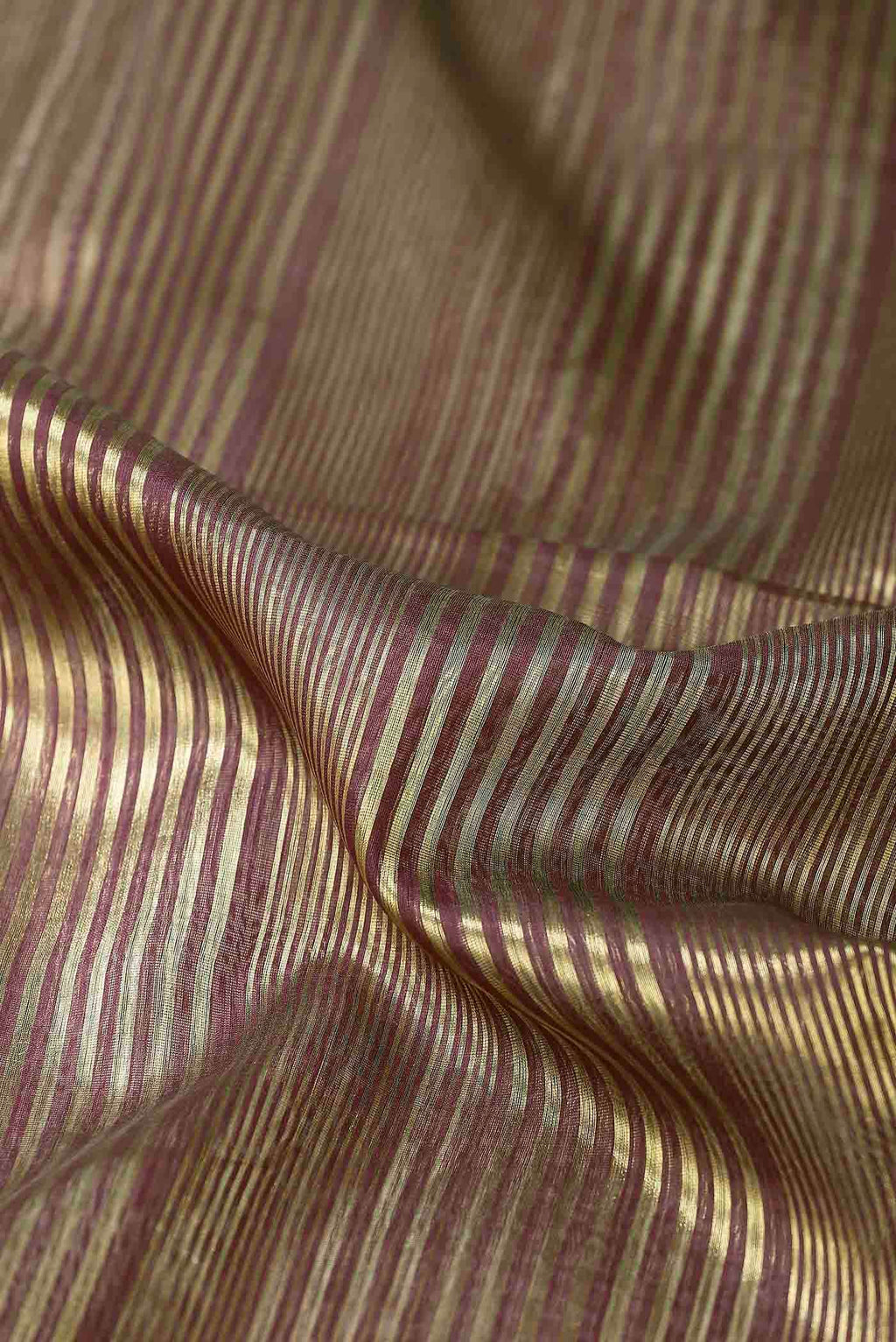 Brown Maheshwari Silk Cotton Saree