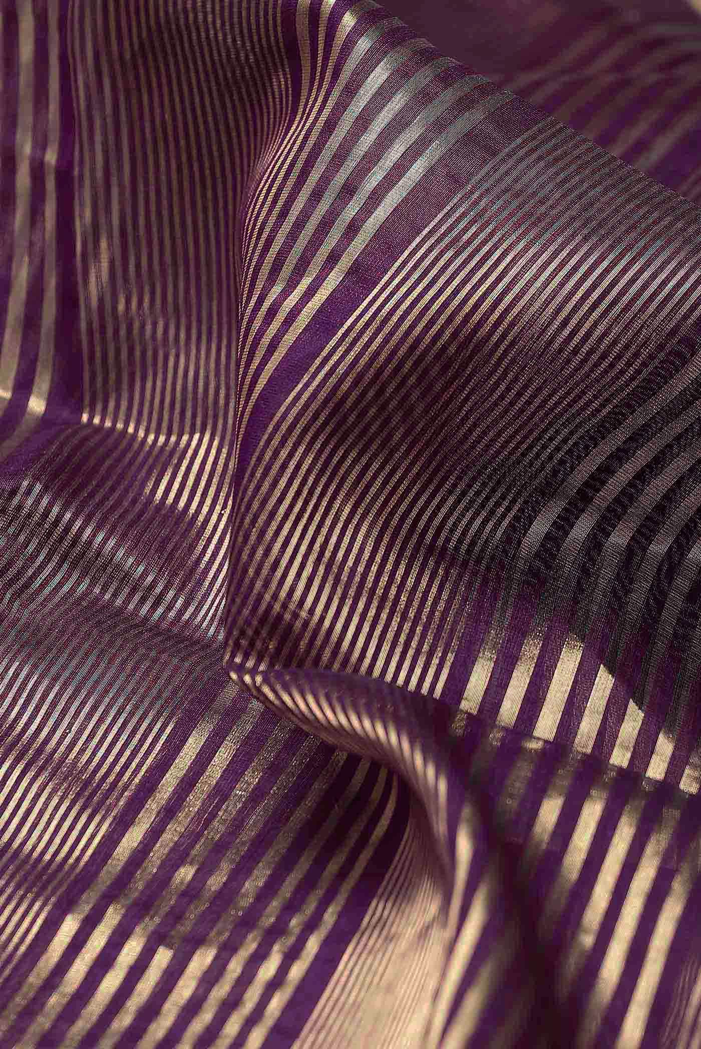 Violet Maheshwari Silk Cotton Saree